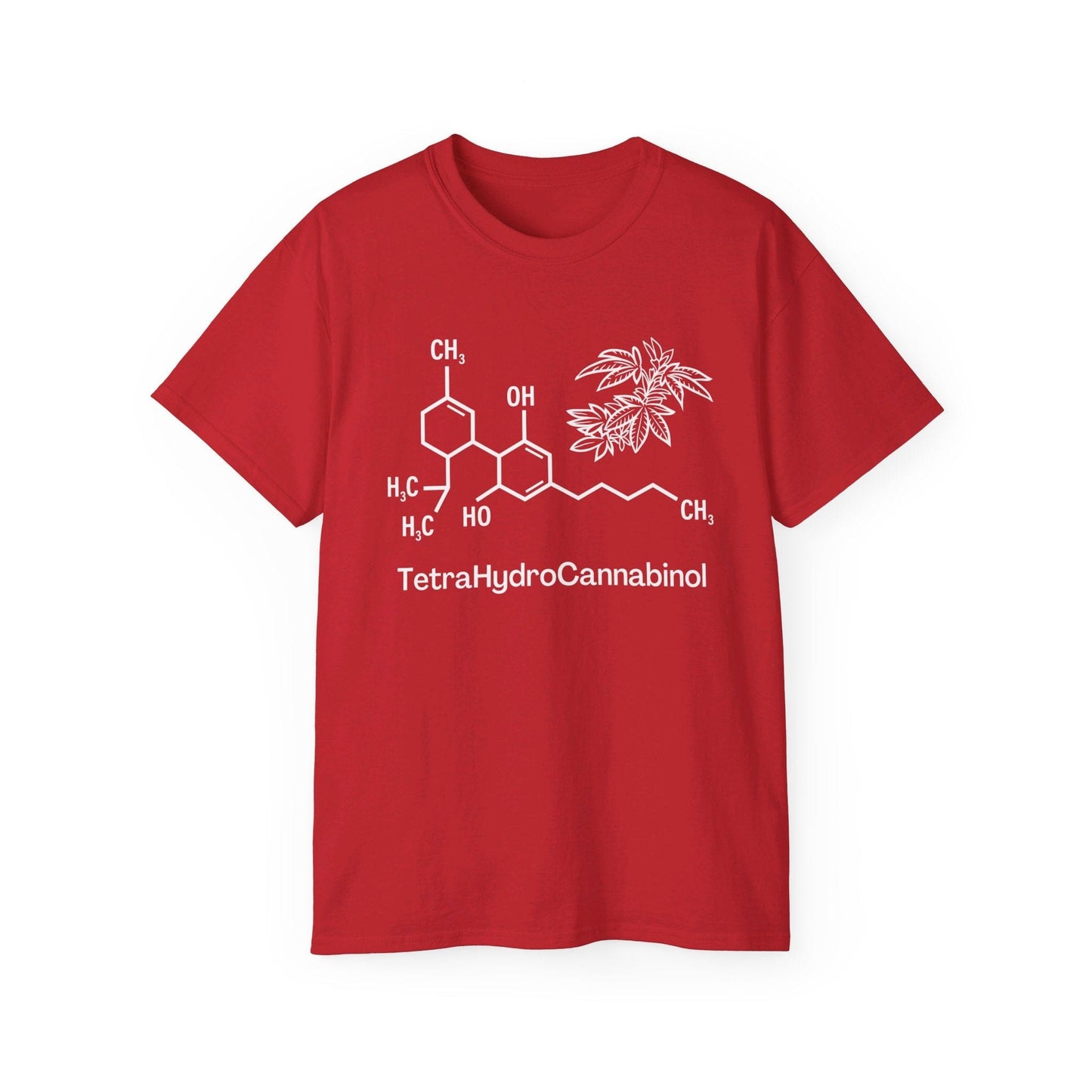 Tetrahydrocannabinol (THC) Molecule Weed Shirt