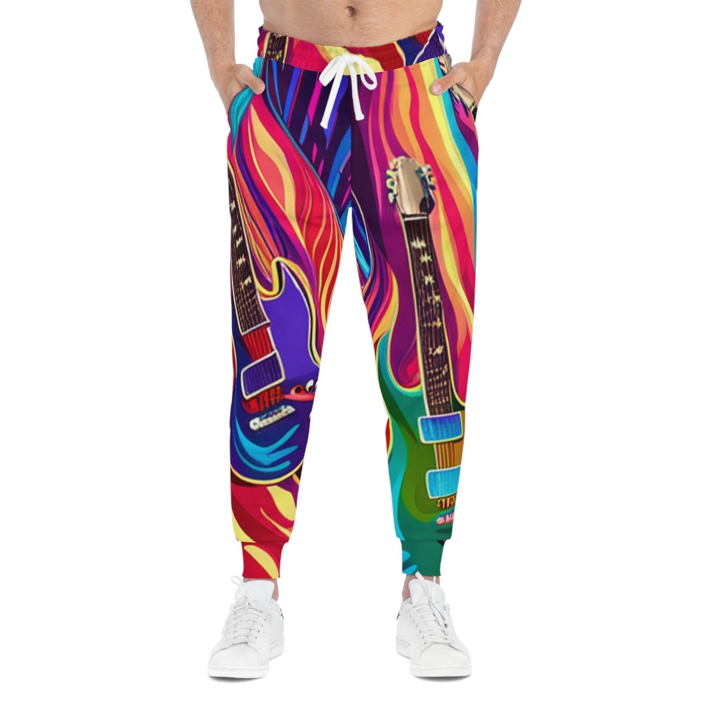 Psychedelic Things Athletic Joggers - Lizard Vigilante