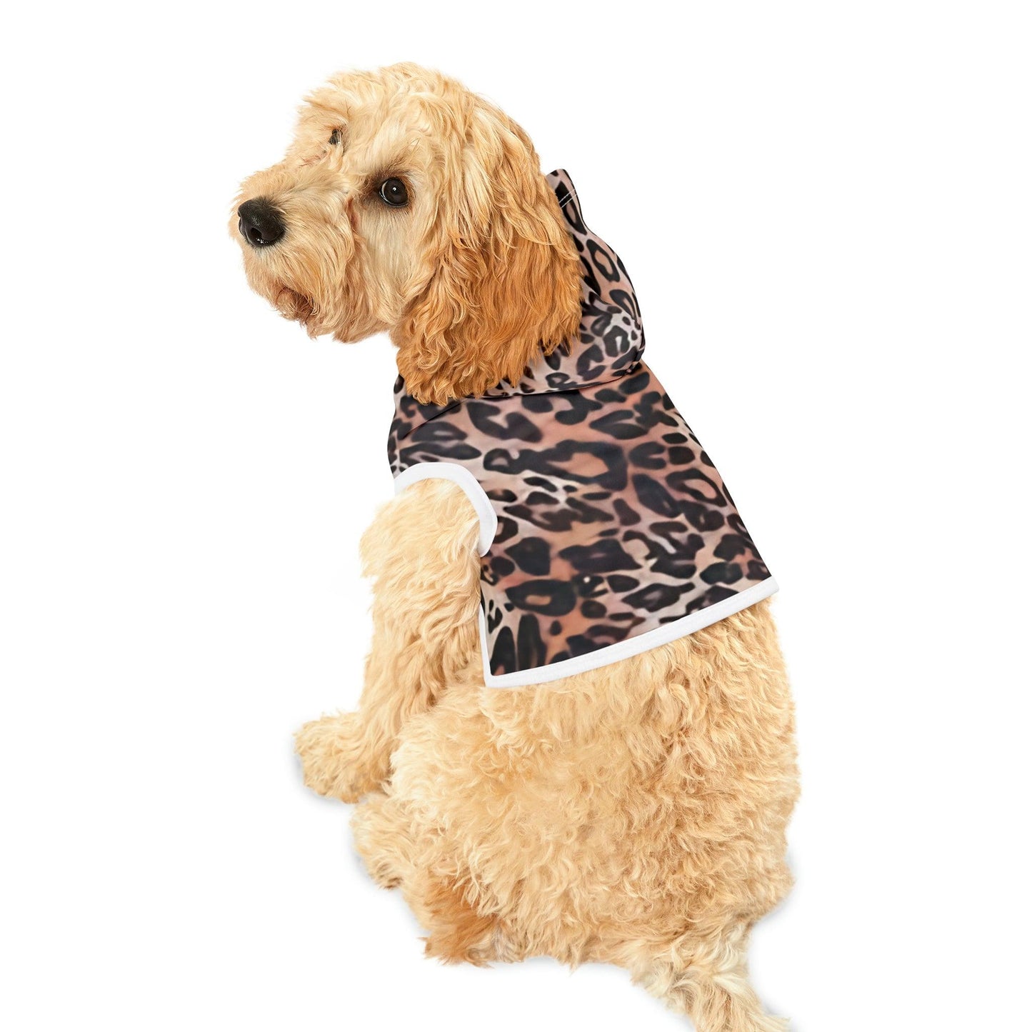 Leopard Print Pet Hoodie - Lizard Vigilante