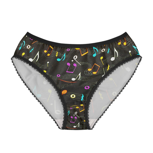 Musical Notes Women's Briefs - Lizard Vigilante