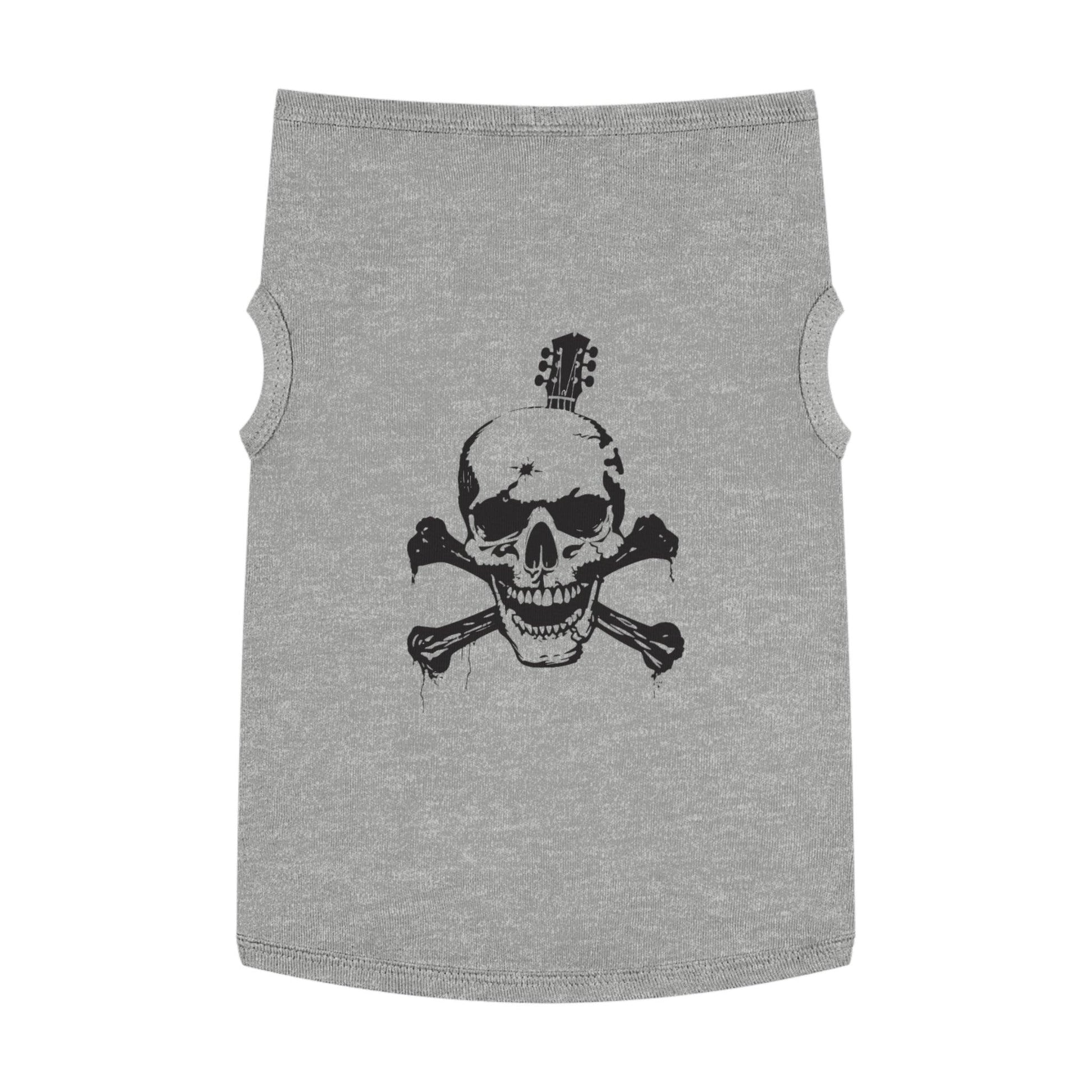 Guitar Skull Pet Tank Top - Premium Pets from Printify - Just $41.69! Shop now at Lizard Vigilante