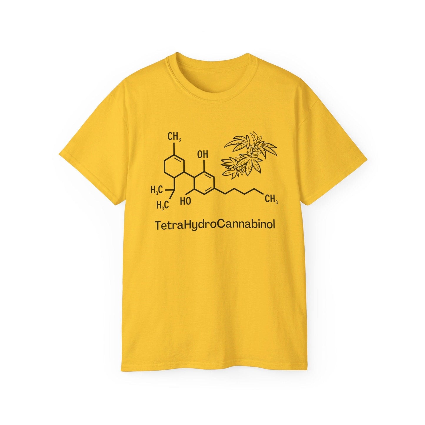 Tetrahydrocannabinol (THC) Molecule Weed Shirt