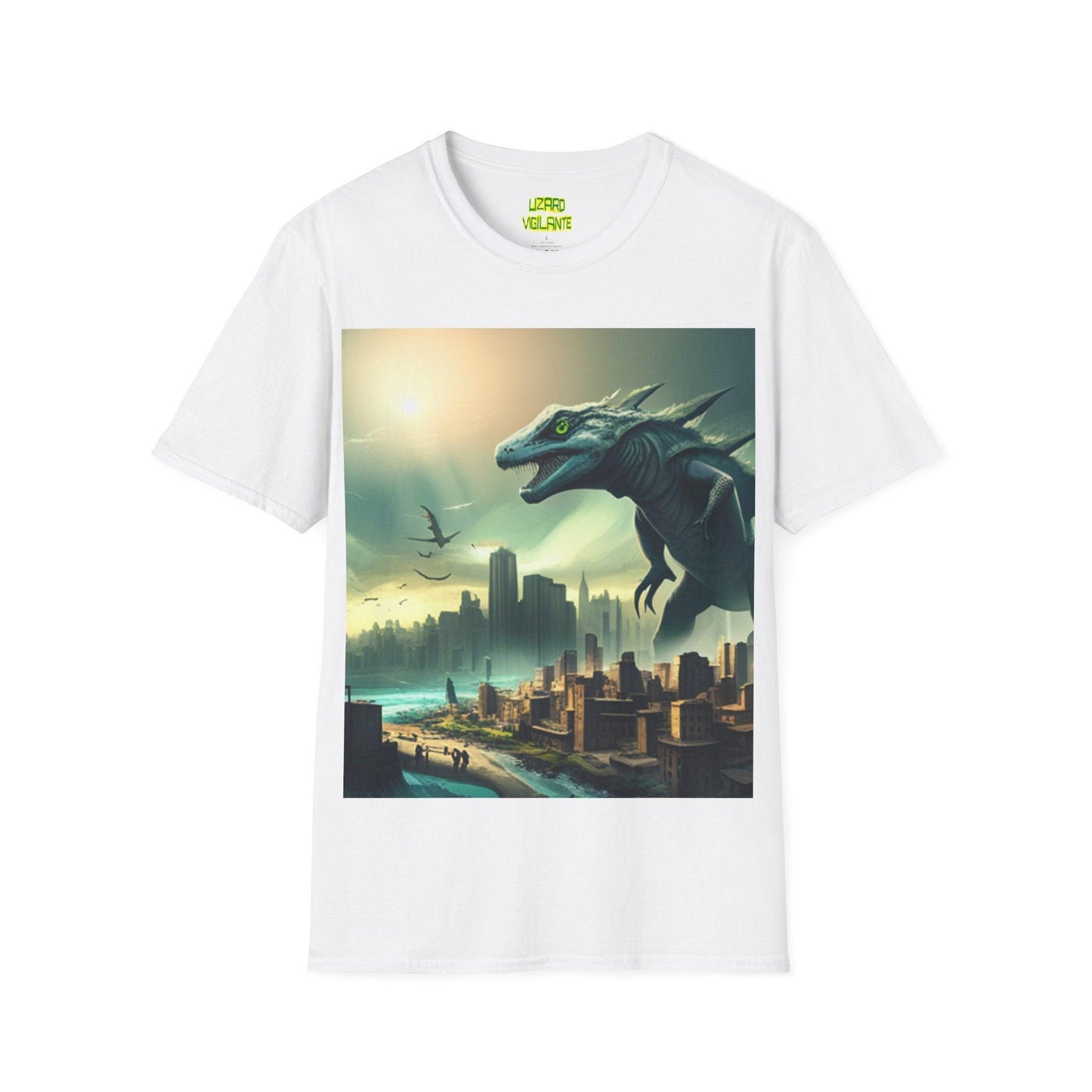 City Lizard Unisex Softstyle T-Shirt - Lizard Vigilante