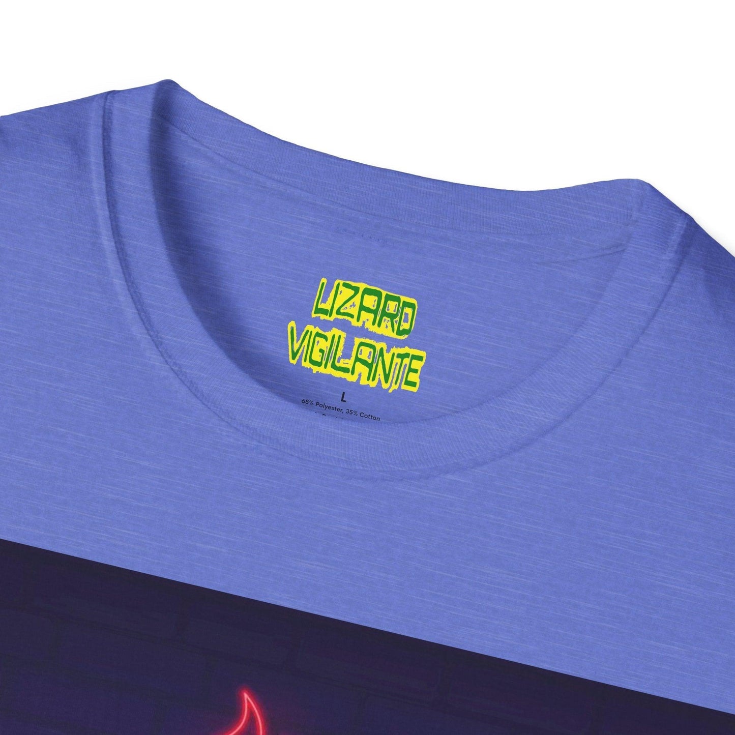 Neon Rock Festival Unisex Softstyle T-Shirt - Lizard Vigilante