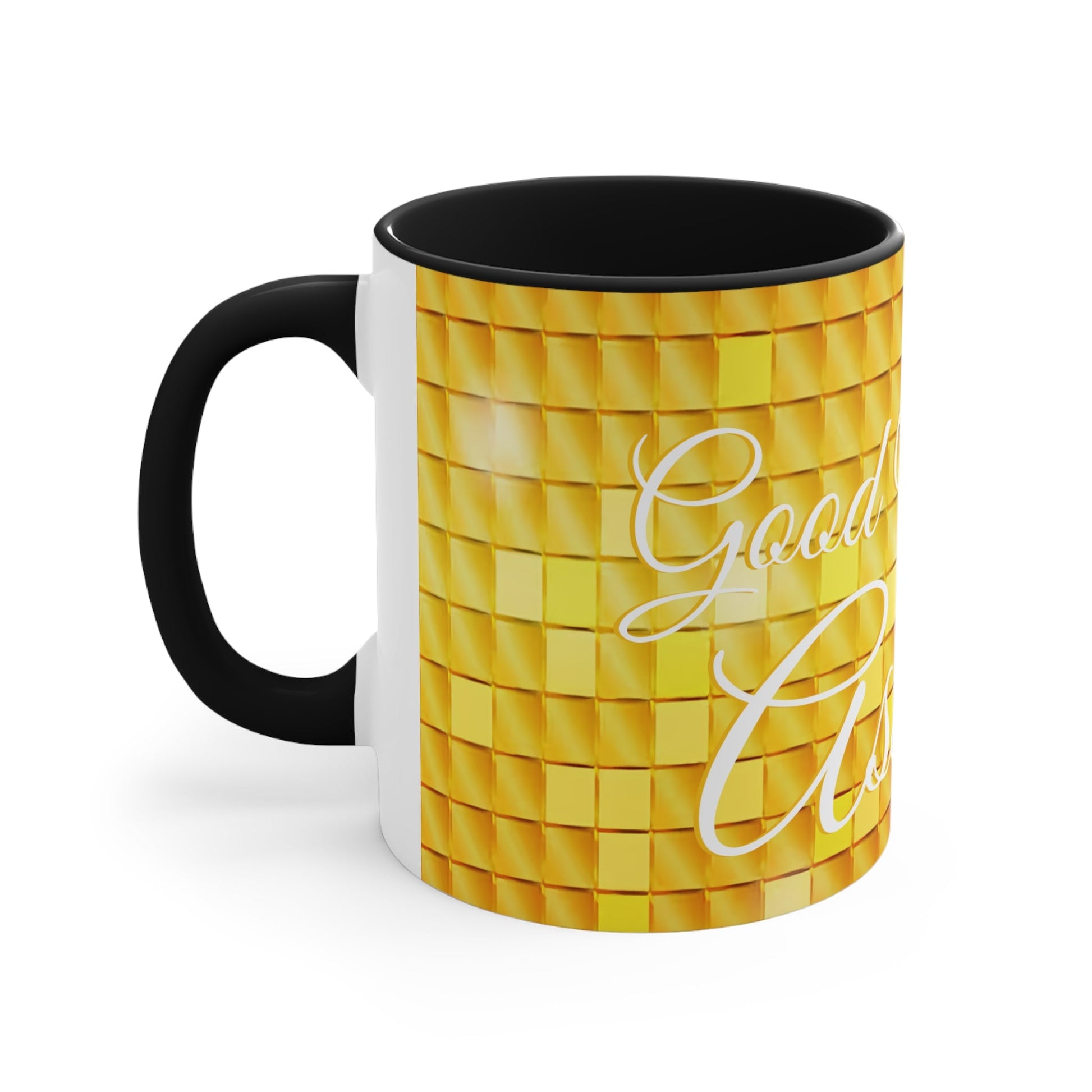 Golden Good Morning Asshole Accent Coffee Mug, 11oz - Lizard Vigilante