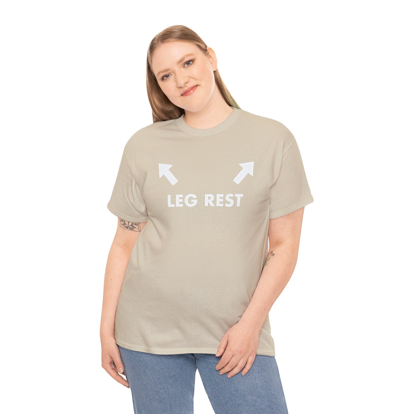 Leg Rest Funny Shirt – Hilarious Meme T-Shirt for Humor Lovers