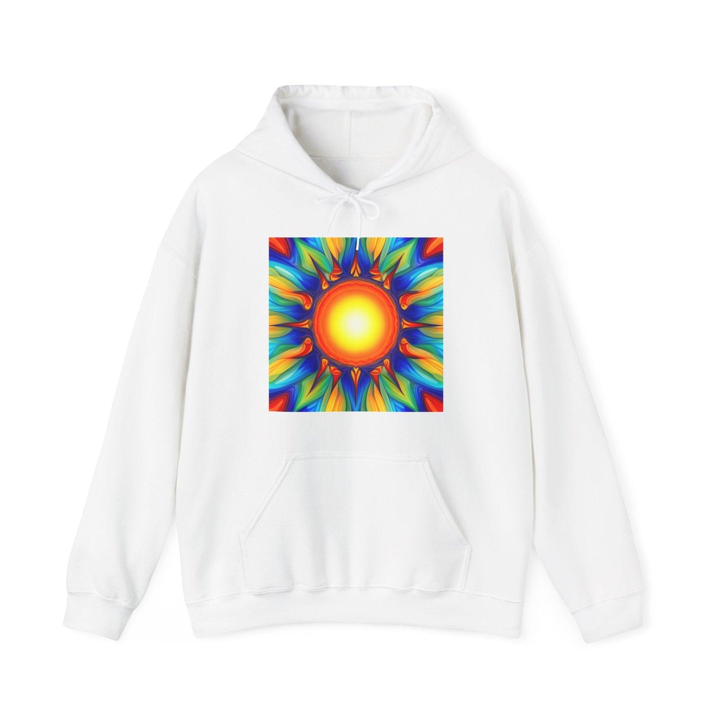 Psychedelic Sun Unisex Heavy Blend™ Hooded Sweatshirt - Lizard Vigilante