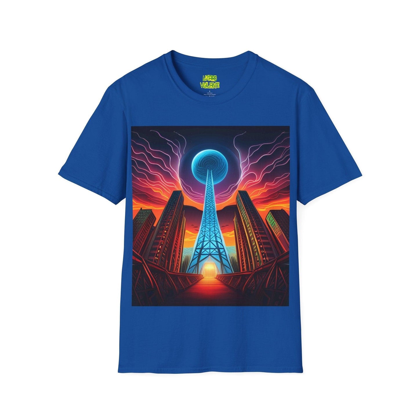 Power Cell Unisex Softstyle T-Shirt - Lizard Vigilante