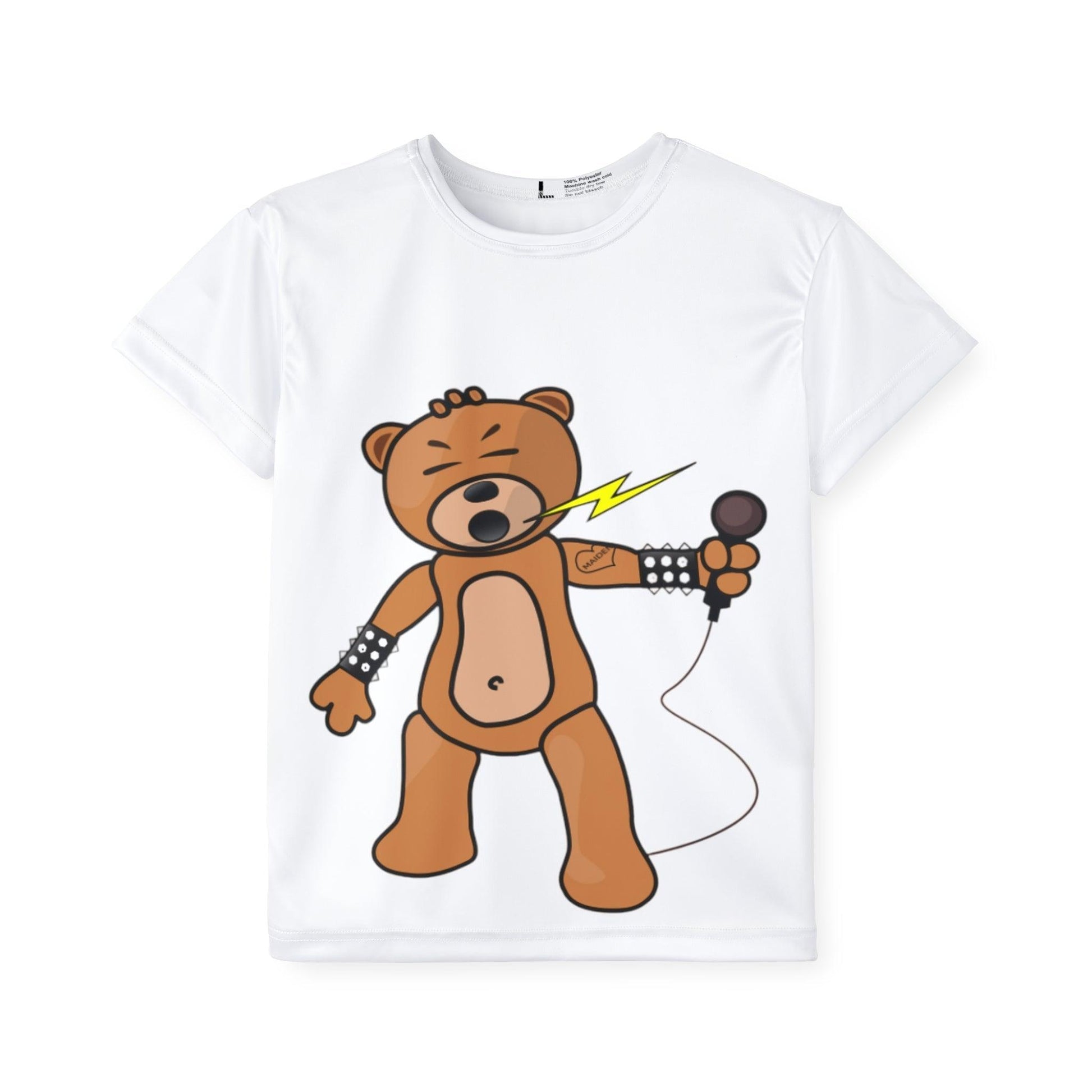 Teddy Bear Rocks Kids Sports Jersey - Lizard Vigilante