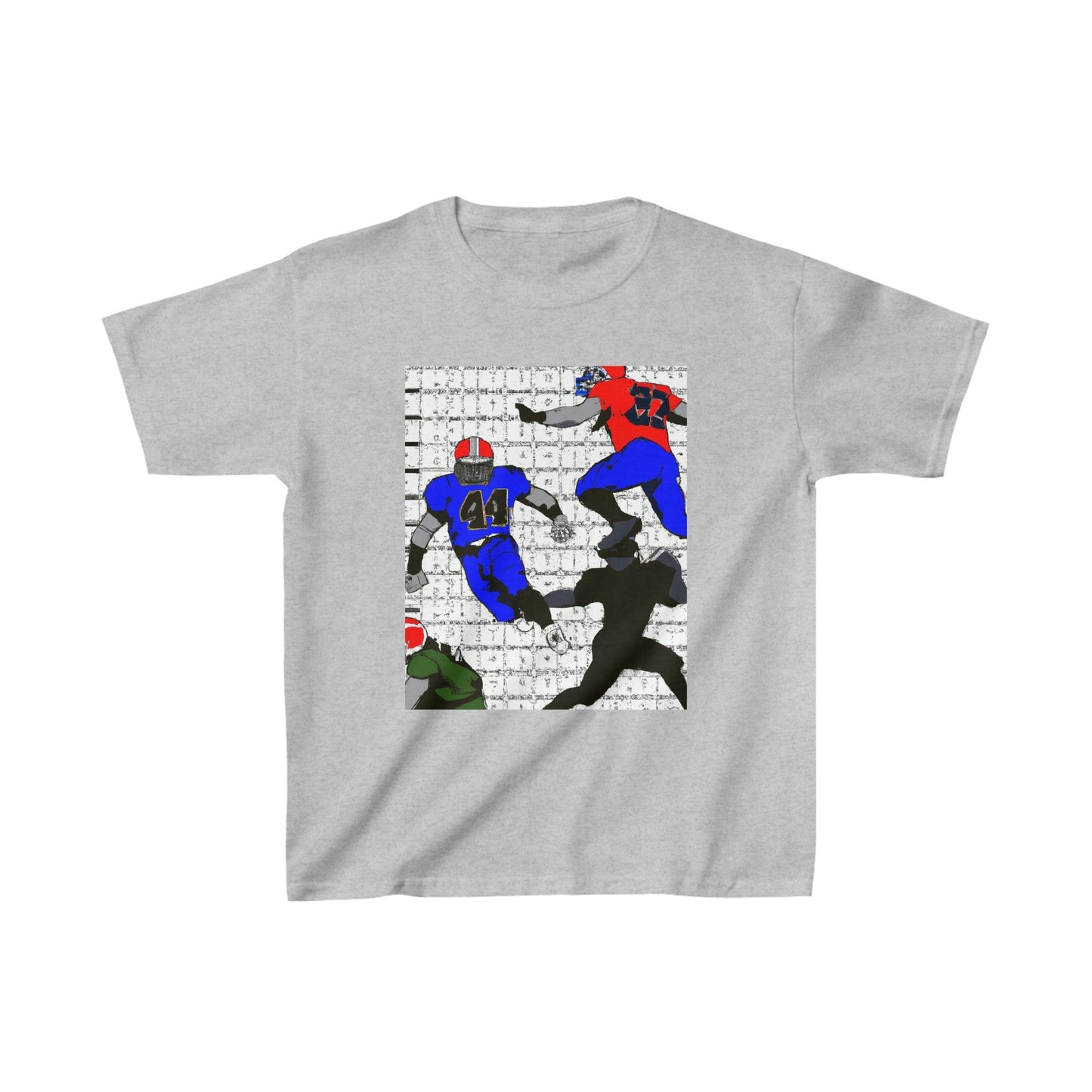 American Football Graphic Art Kids Heavy Cotton™ Tee - Lizard Vigilante