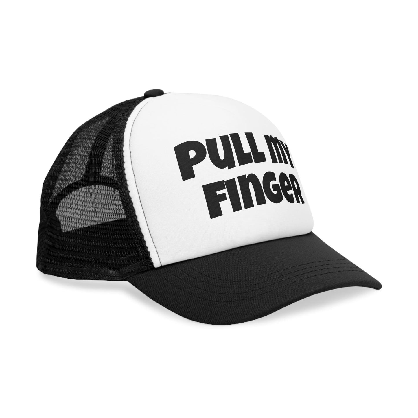 PULL MY FINGER Mesh Cap - Lizard Vigilante