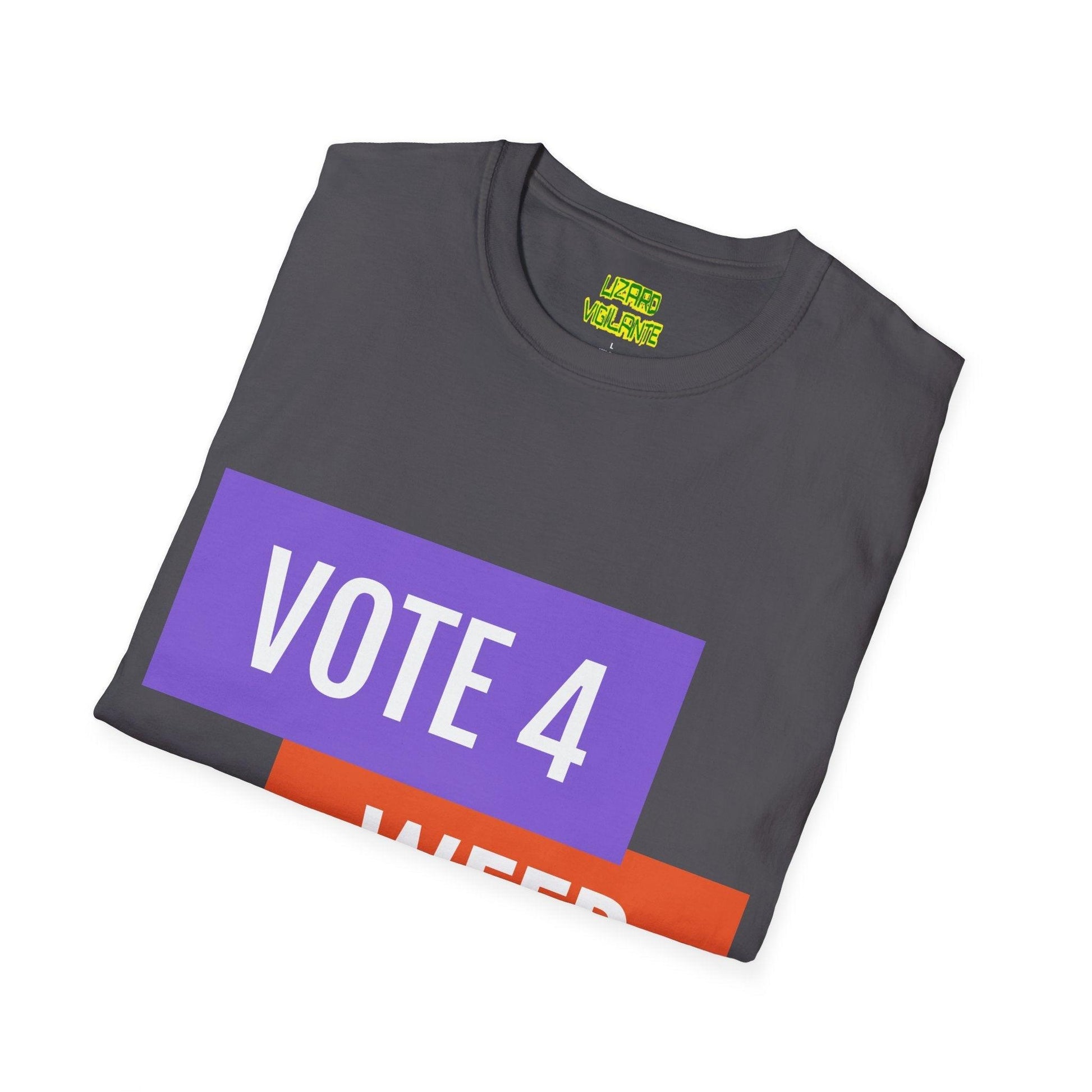 VOTE 4 WEED Unisex Softstyle T-Shirt / Pot Tee - Lizard Vigilante