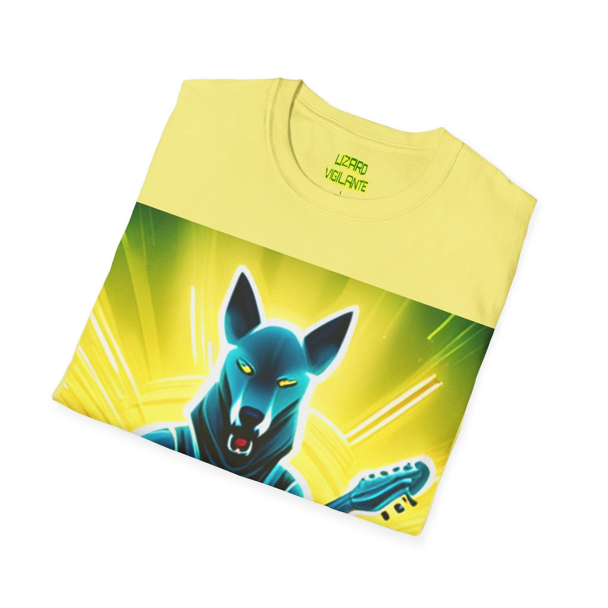 7-String Dog Unisex Softstyle T-Shirt - Lizard Vigilante