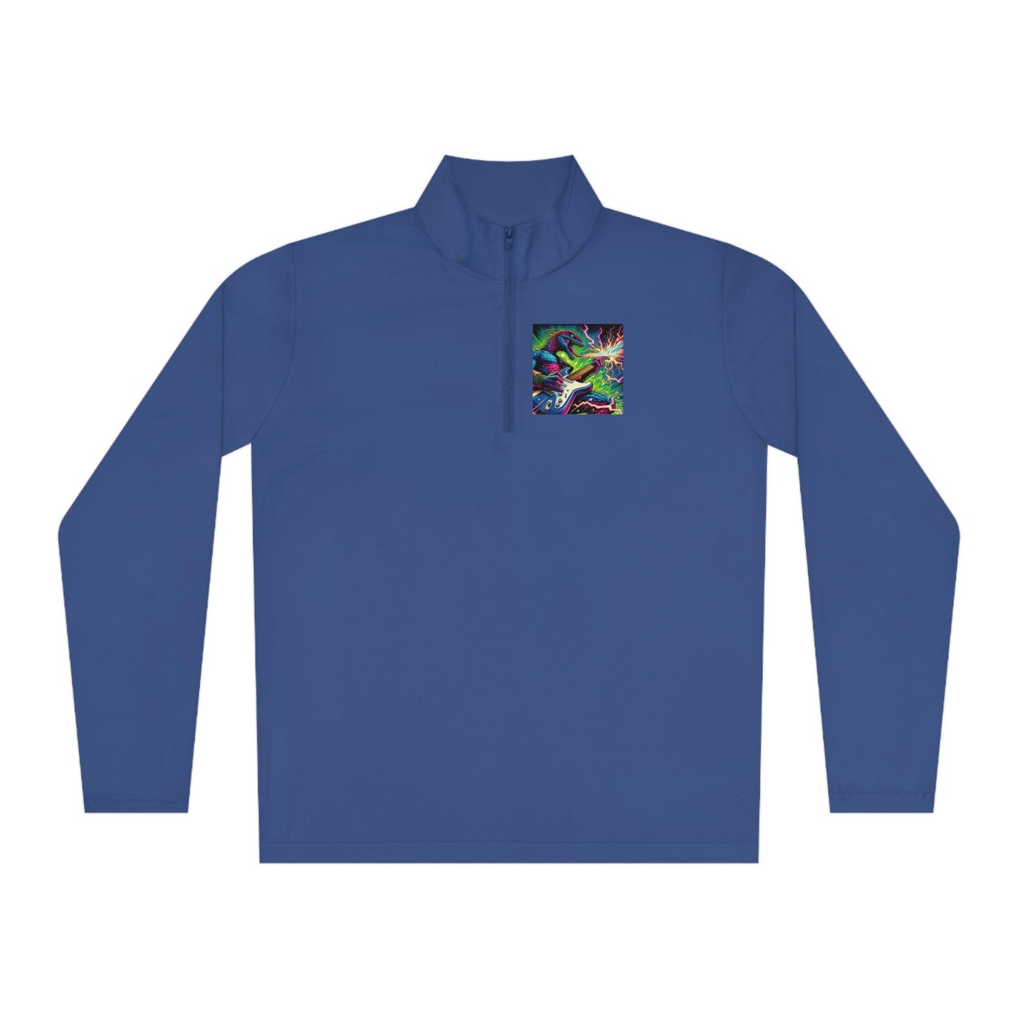 Lizard RockStar Unisex Quarter-Zip Pullover - Premium Long-sleeve from Printify - Just $51.69! Shop now at Lizard Vigilante