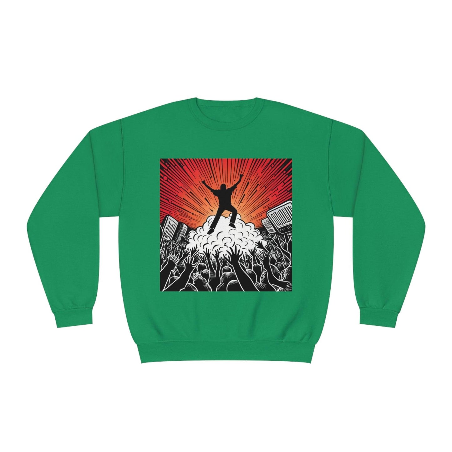 Metal Concert Unisex NuBlend® Crewneck Sweatshirt - Lizard Vigilante