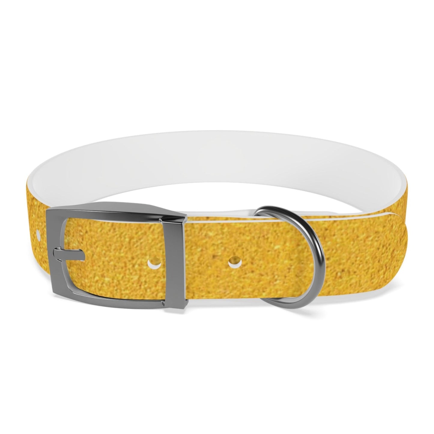 Faux Gold Dog Collar 4 Sizes S-XL - Lizard Vigilante