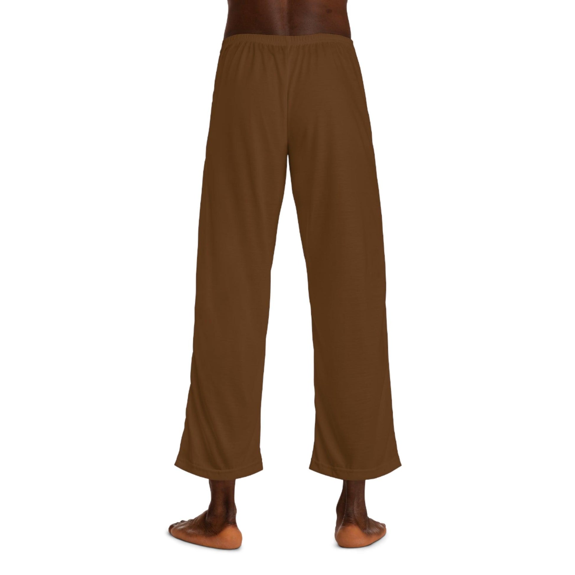 Men's Pajama Pants - Brown - Lizard Vigilante