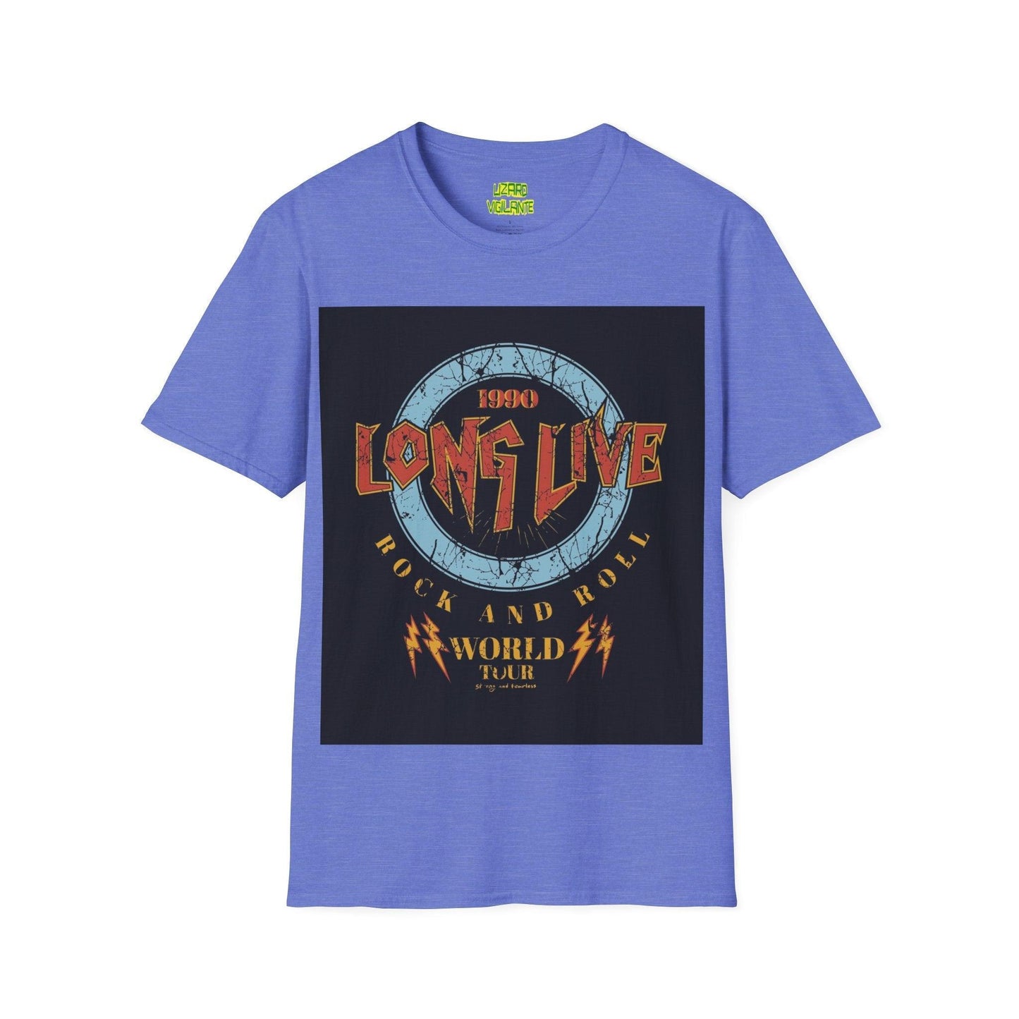 Long Live Rock And Roll Unisex Softstyle T-Shirt - Lizard Vigilante