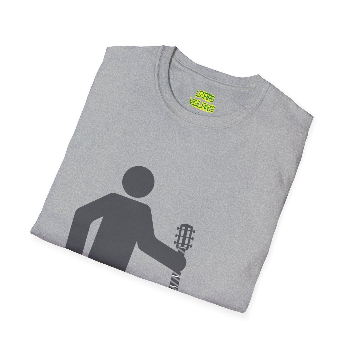 GuitarMan Unisex Softstyle T-Shirt - Lizard Vigilante