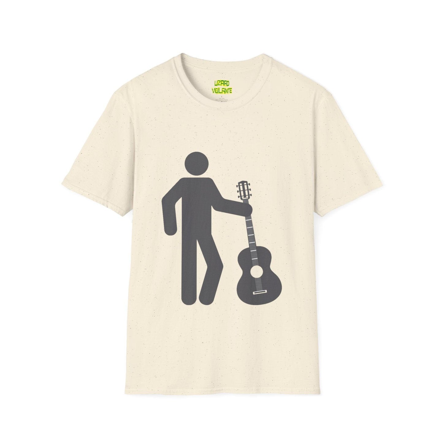 GuitarMan Unisex Softstyle T-Shirt - Lizard Vigilante