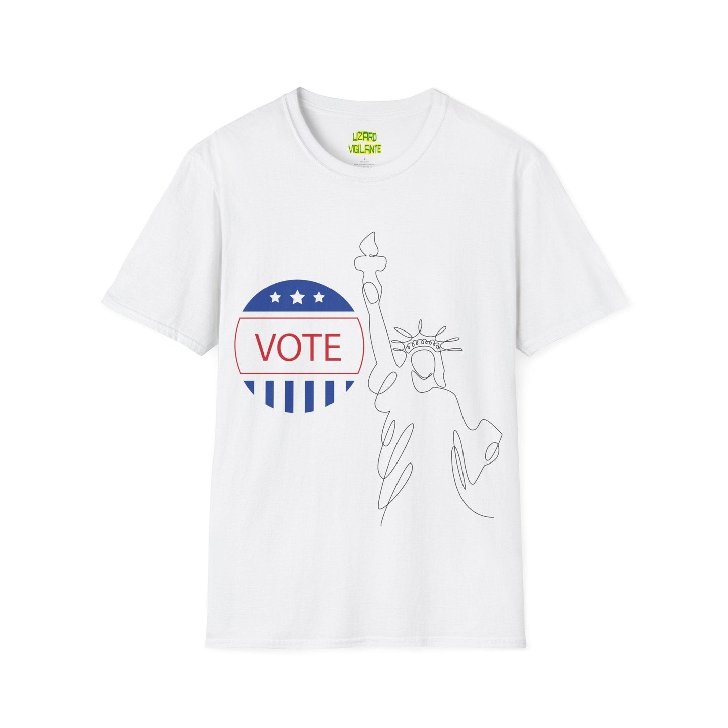 VOTE Liberty Unisex Softstyle T-Shirt - Lizard Vigilante