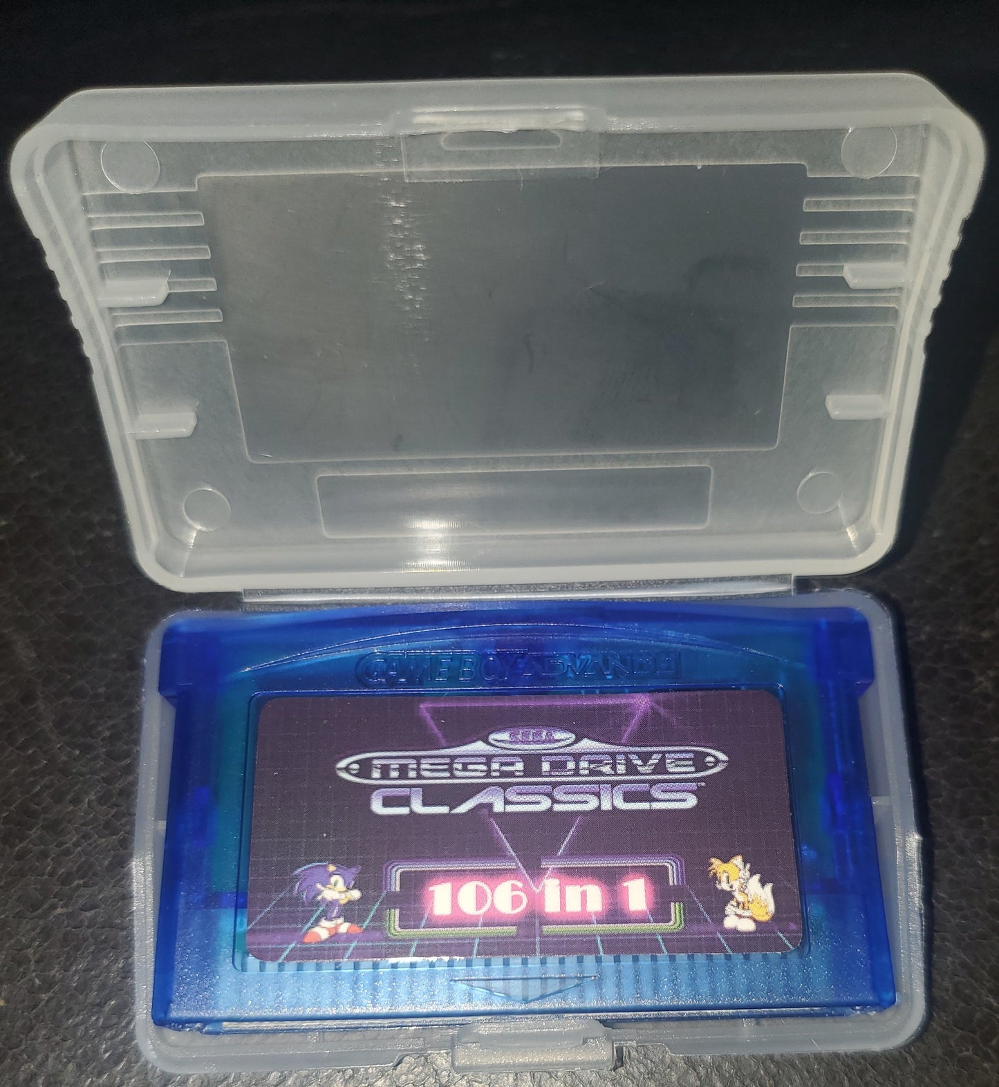 106 in 1 Sega Genesis Mega Drive GBA Video Game Cartridge