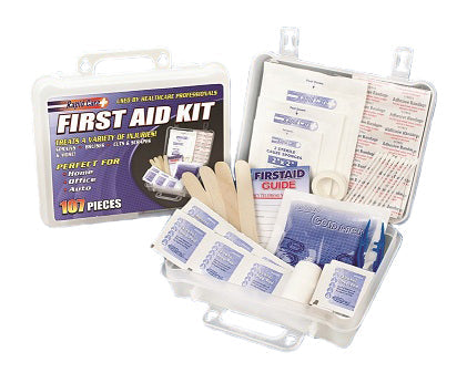 107 Piece Deluxe First Aid Kit