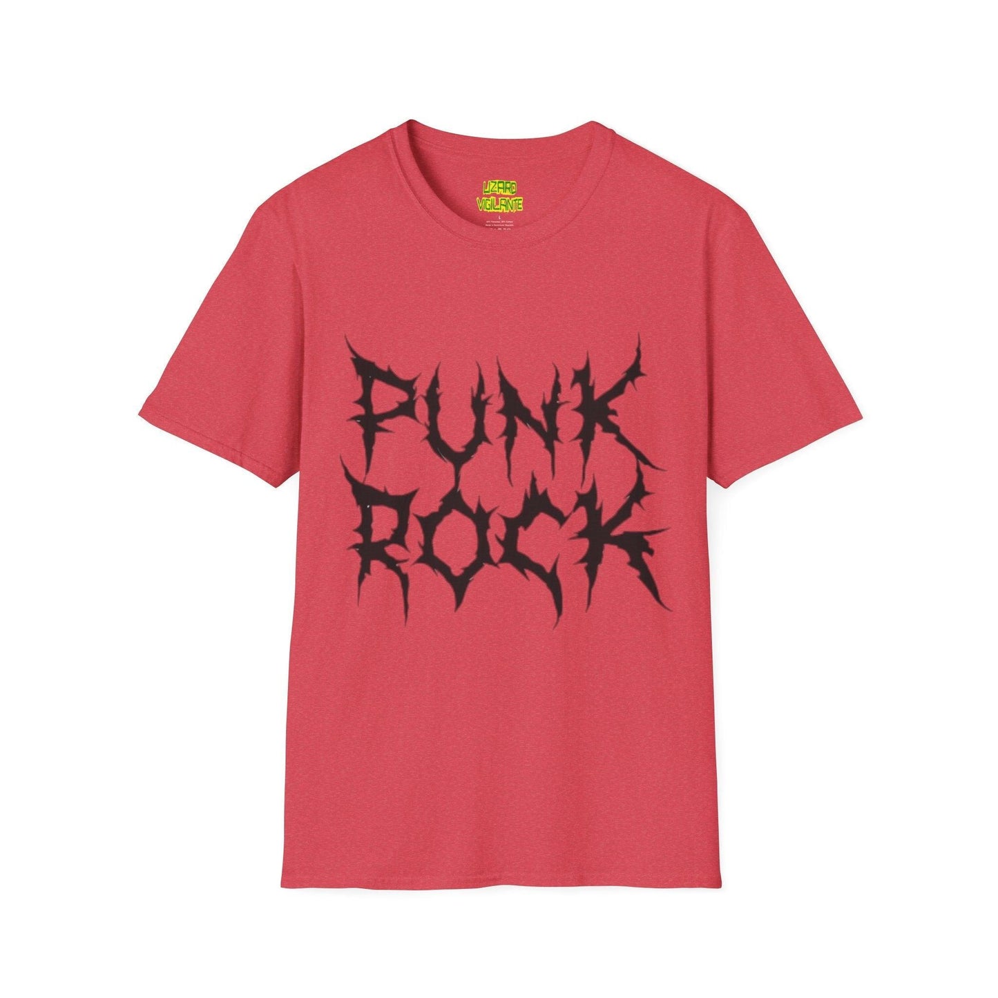 PUNK ROCK Unisex Softstyle T-Shirt - Lizard Vigilante