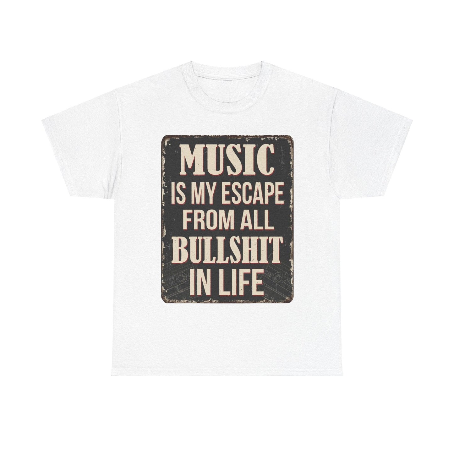 Music Escape Unisex Heavy Cotton Tee - Lizard Vigilante