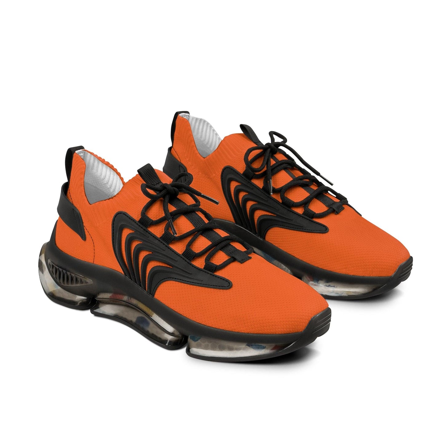 Men's Mesh Sneakers - Orange - Lizard Vigilante