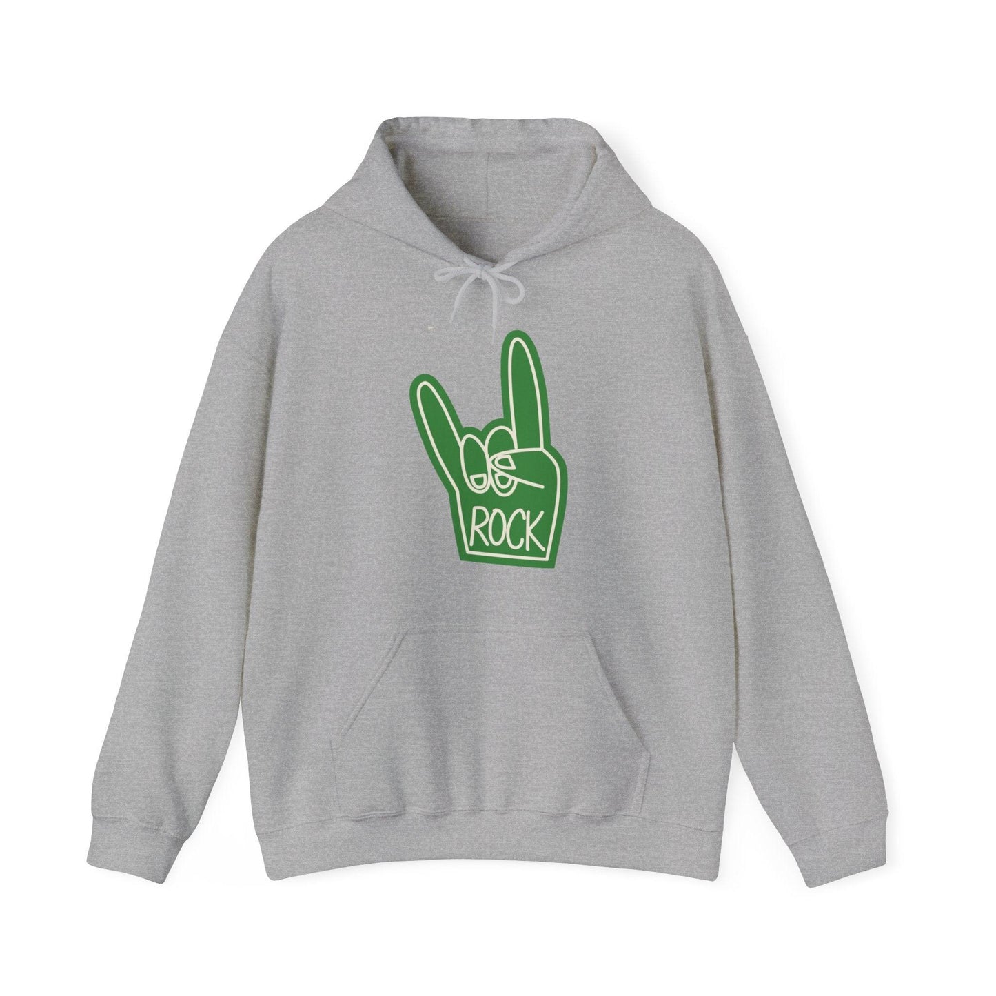 Rock Hand Sign Unisex Heavy Blend™ Hooded Sweatshirt - Lizard Vigilante