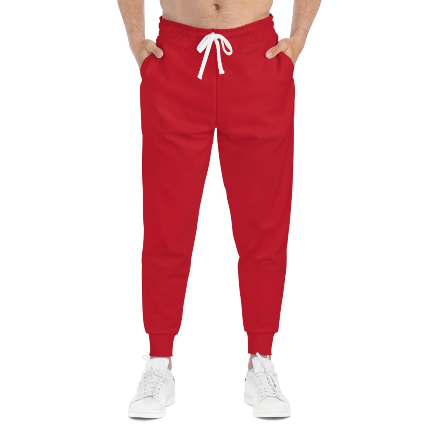 Comfortable Athletic Joggers - Red - Lizard Vigilante