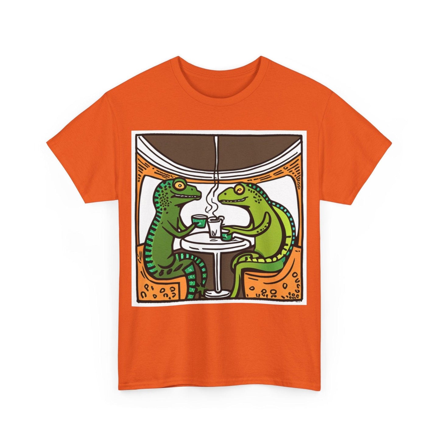 HQ Coffee Brk Unisex Heavy Cotton Tee - Lizard Vigilante