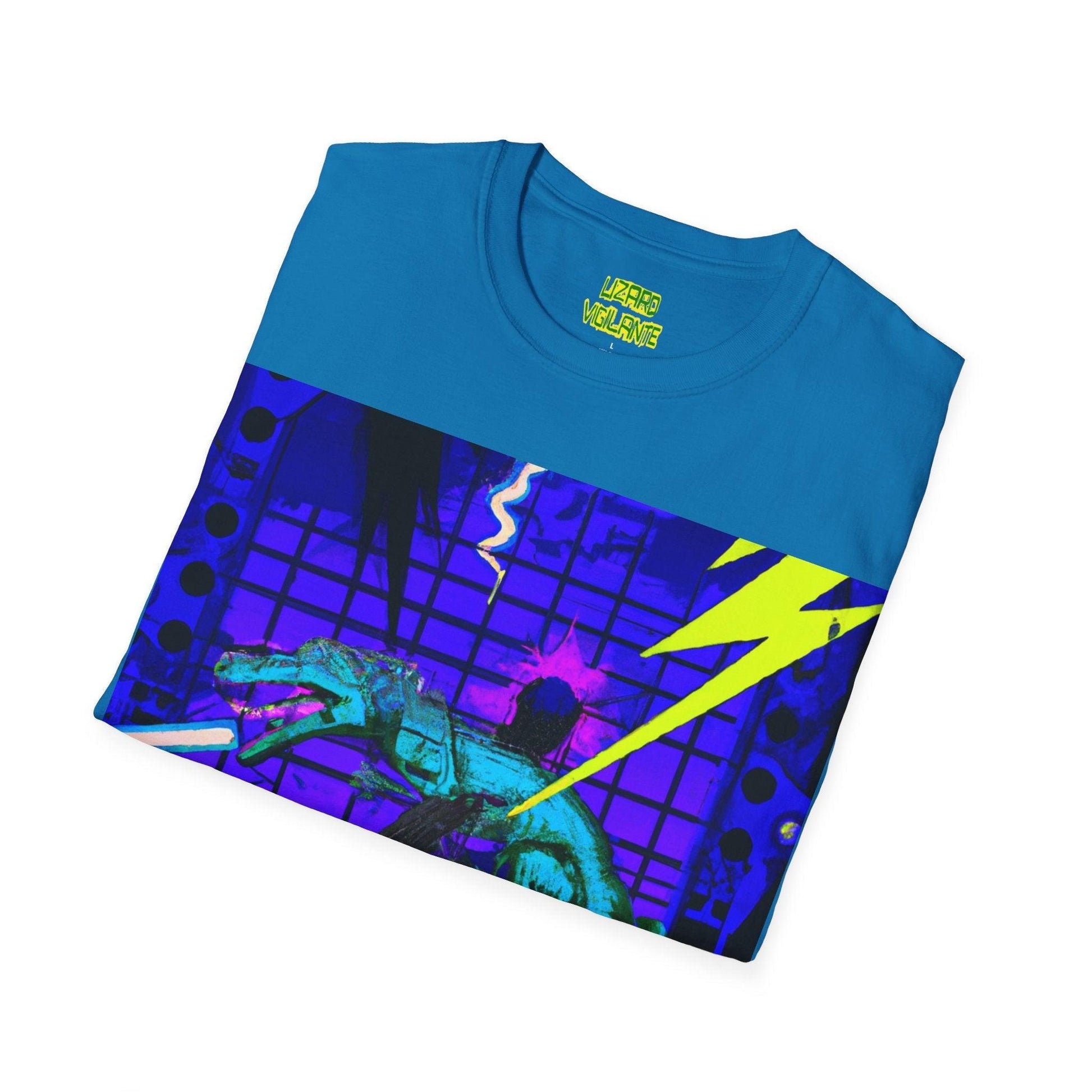 Lizard Vigilante Lives Unisex Softstyle T-Shirt - Lizard Vigilante