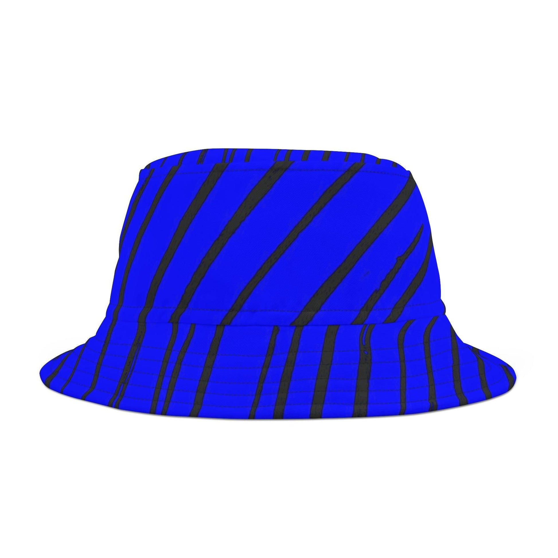 Blue Strips Bucket Hat - Lizard Vigilante