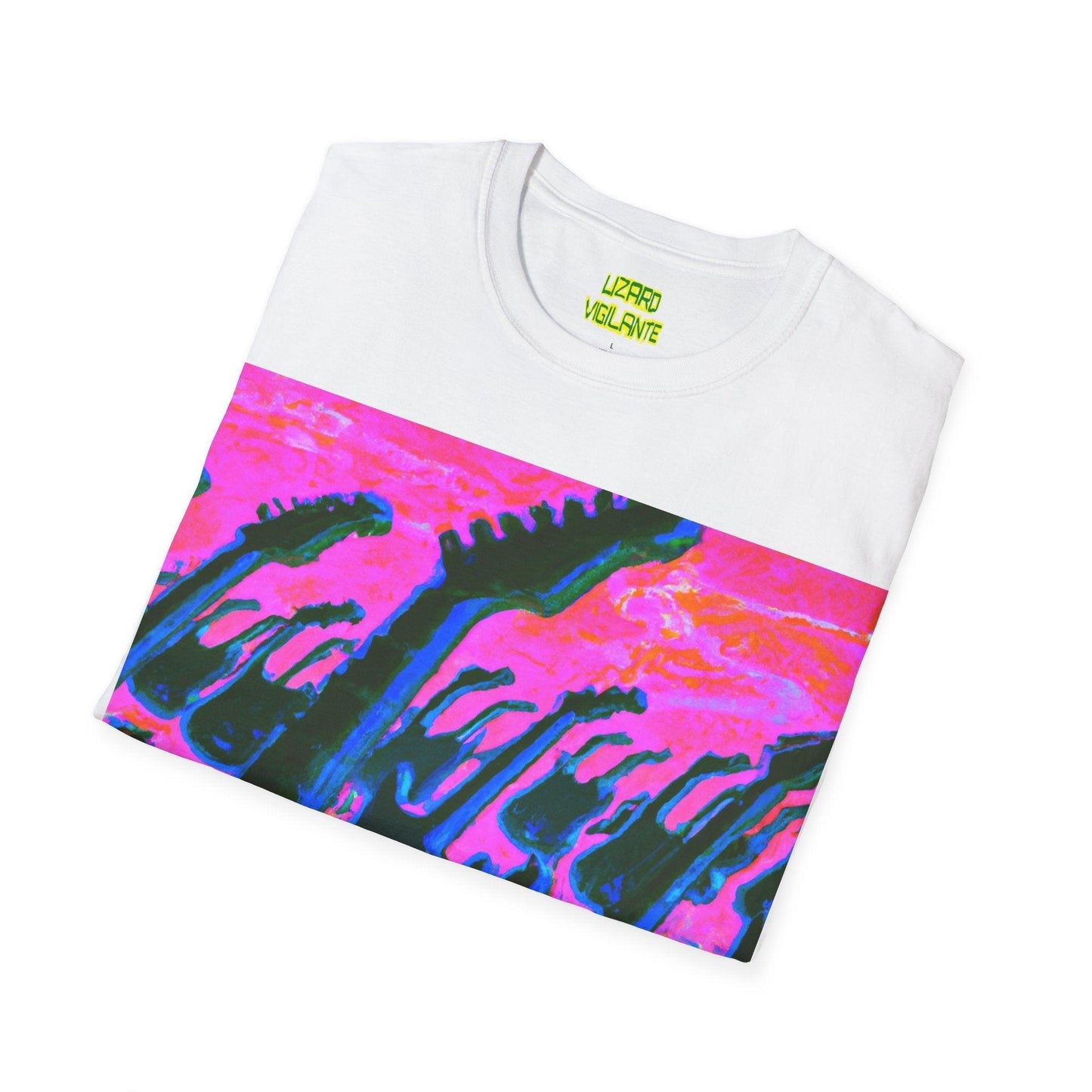 Beach Attack Unisex Softstyle T-Shirt - Lizard Vigilante