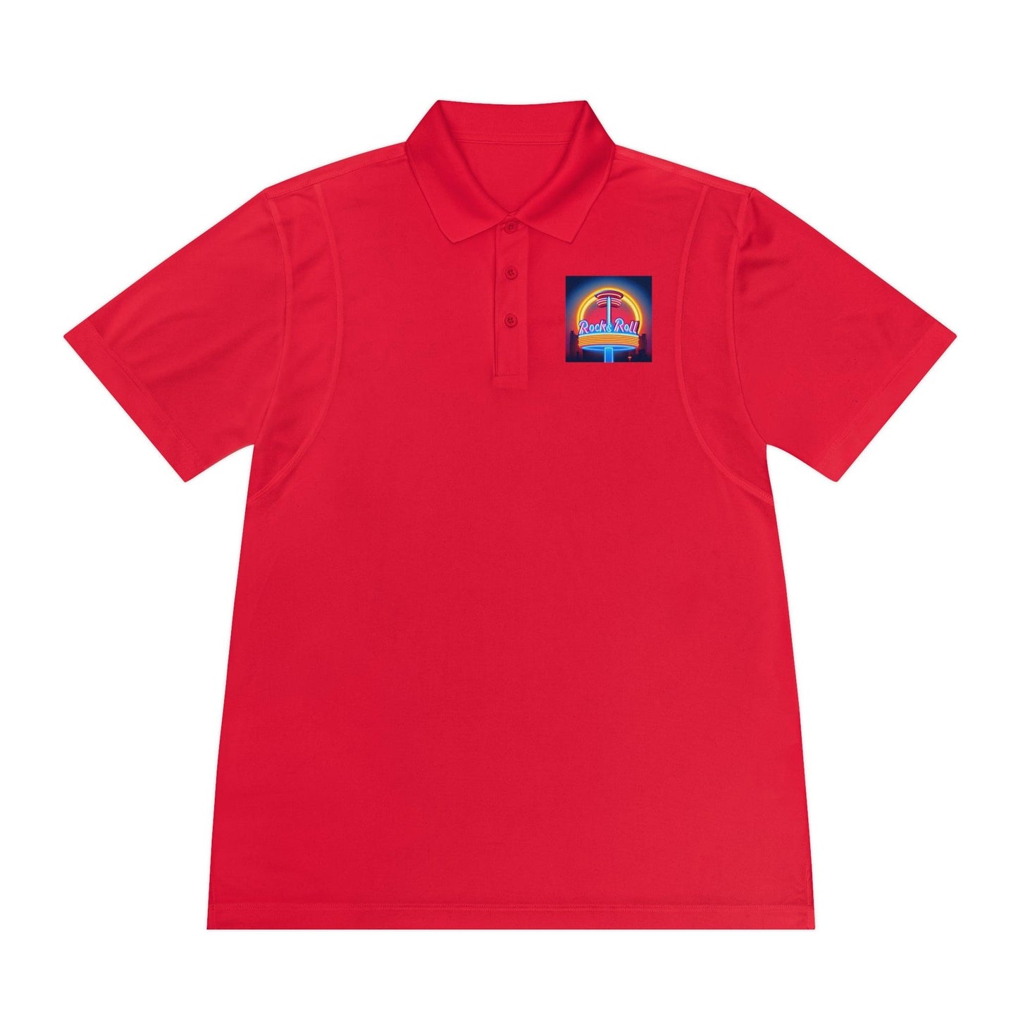 Rock & Roll Diner Men's Sport Polo Shirt - Lizard Vigilante