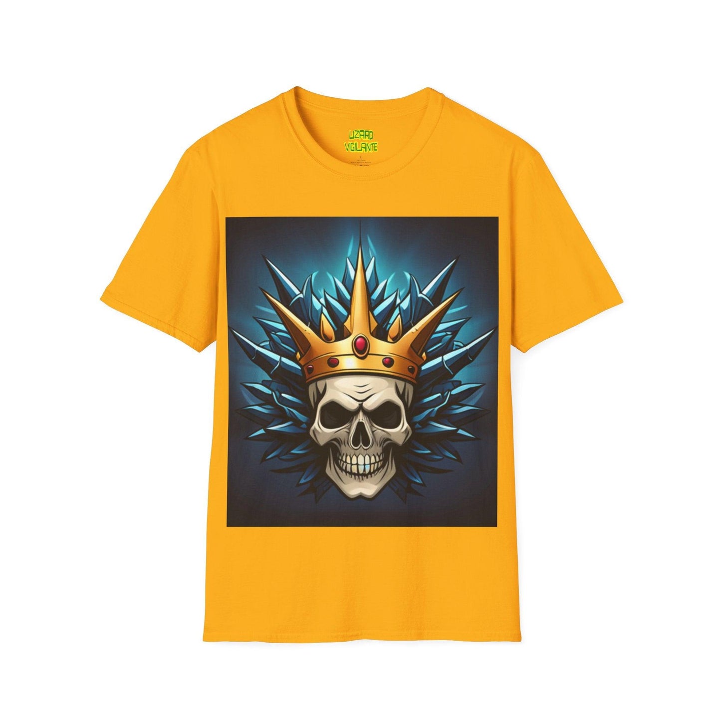 Blue Skeleton Queen Unisex Softstyle T-Shirt - Lizard Vigilante