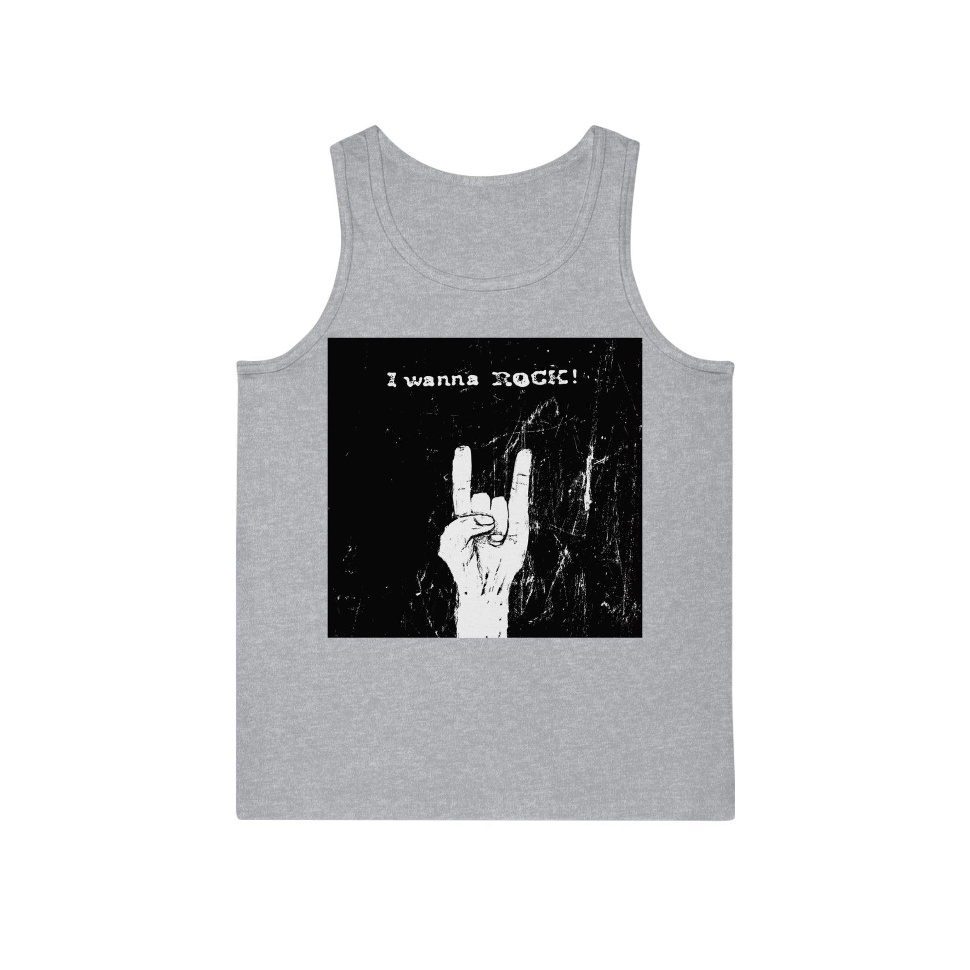 I Wanna Rock Unisex Softstyle™ Tank Top - Lizard Vigilante