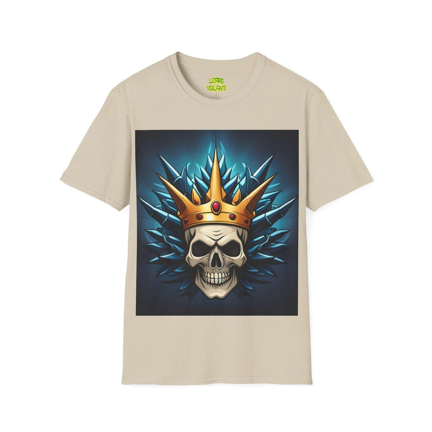 Blue Skeleton Queen Unisex Softstyle T-Shirt - Lizard Vigilante