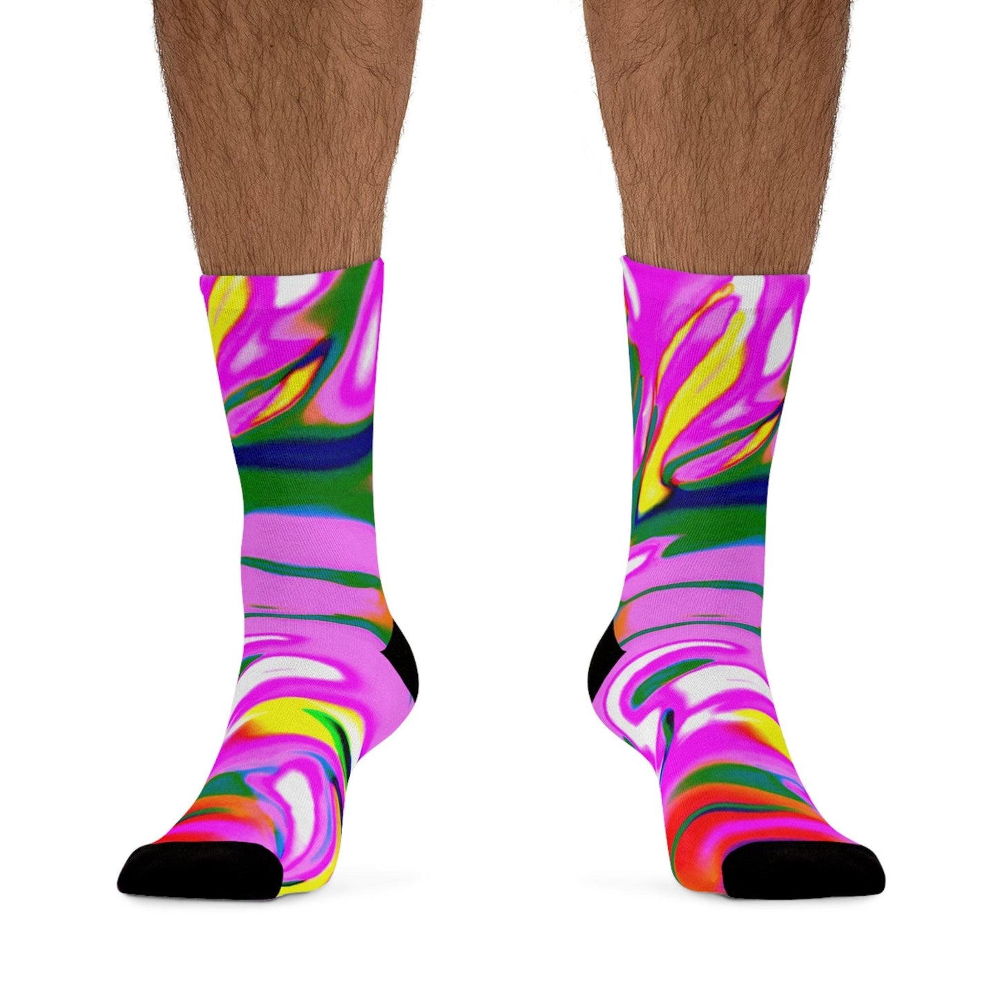 Artists' Palette Recycled Poly Socks - Lizard Vigilante