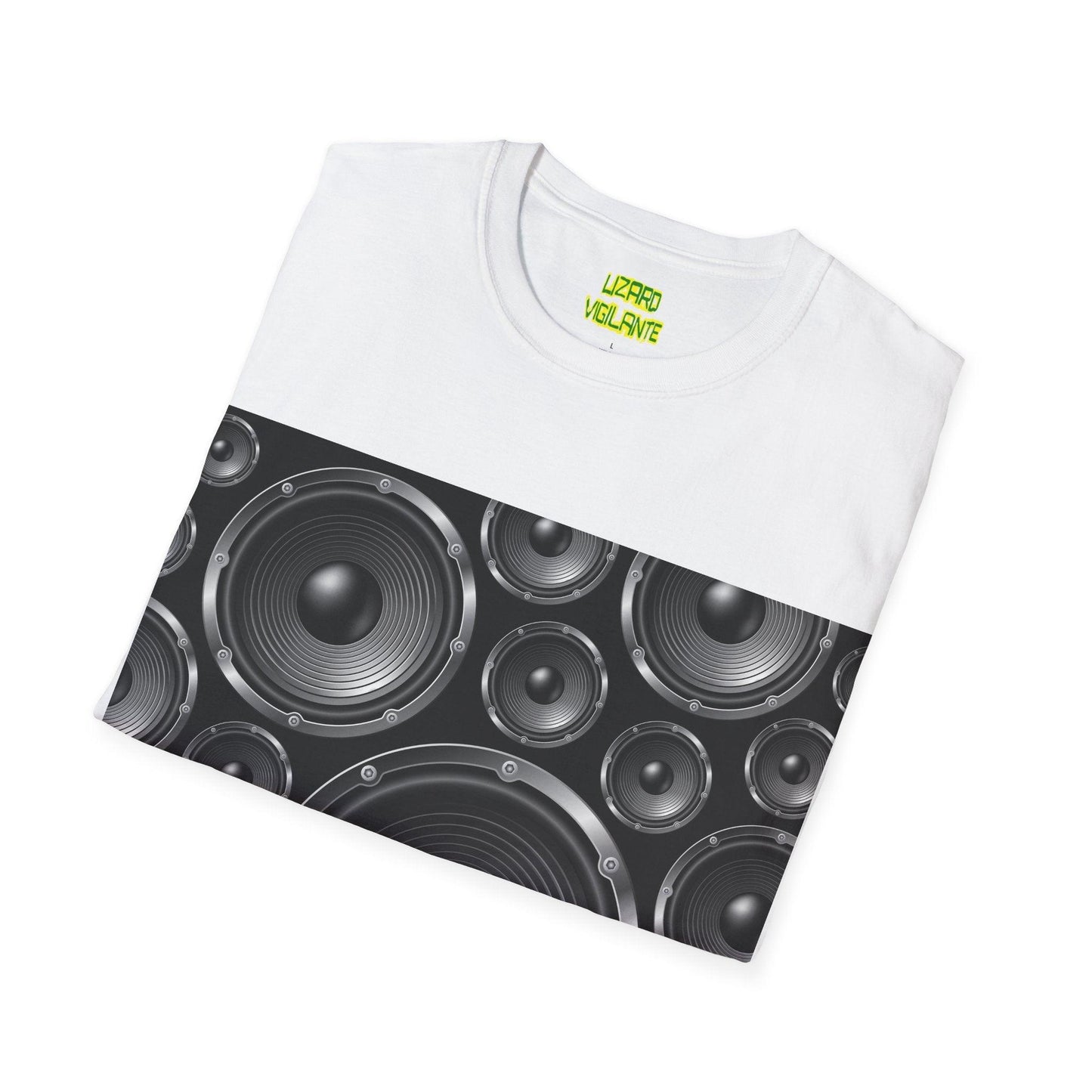 Bluetooth Speakers Unisex Softstyle T-Shirt - Lizard Vigilante