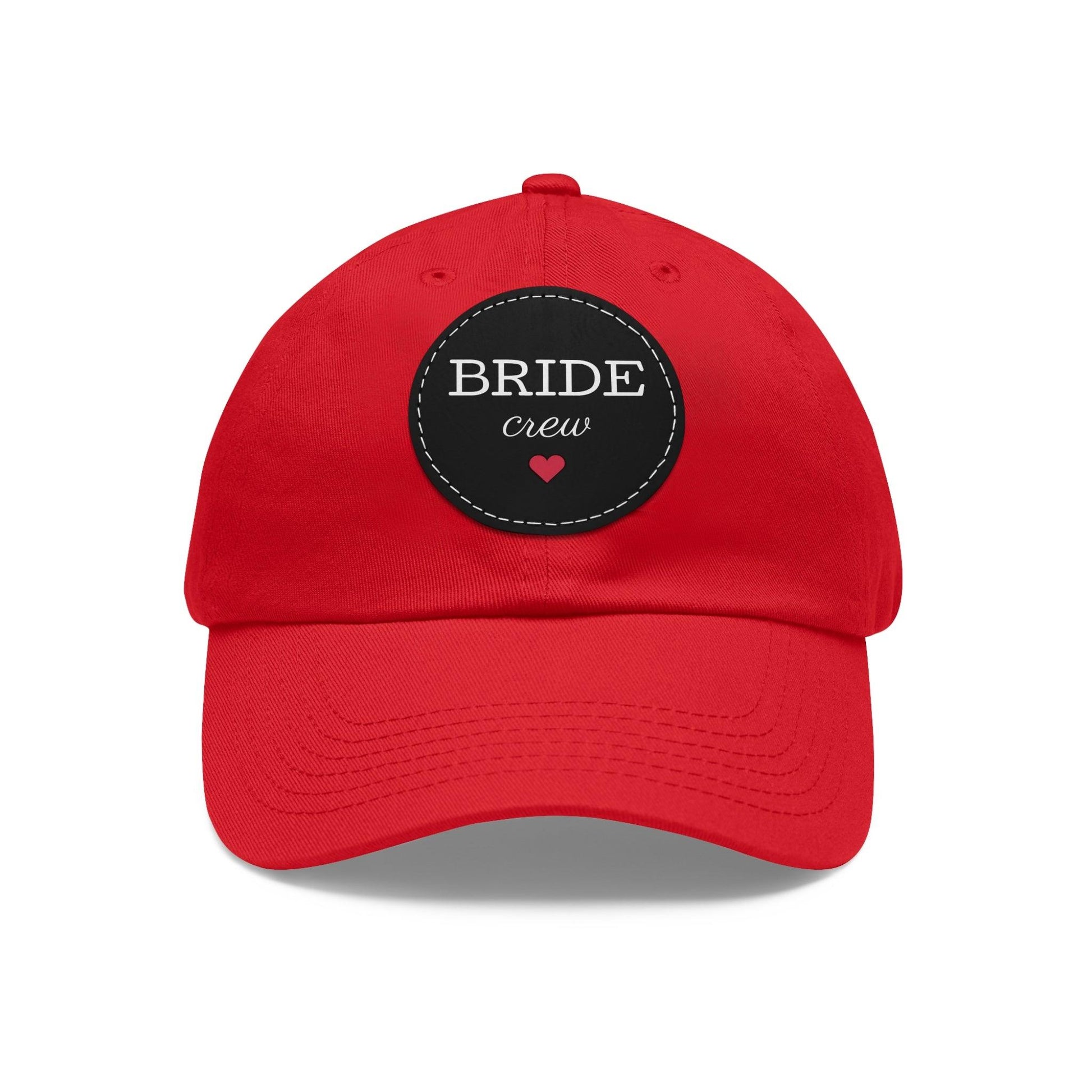 Bride Crew Dad Hat with Leather Patch (Round) - Lizard Vigilante