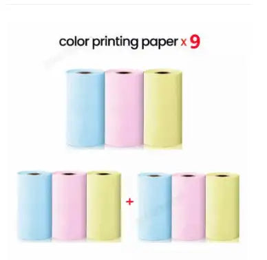 Portable Mini Printer for Students and Hobbyists, Bluetooth Thermal Label Printer