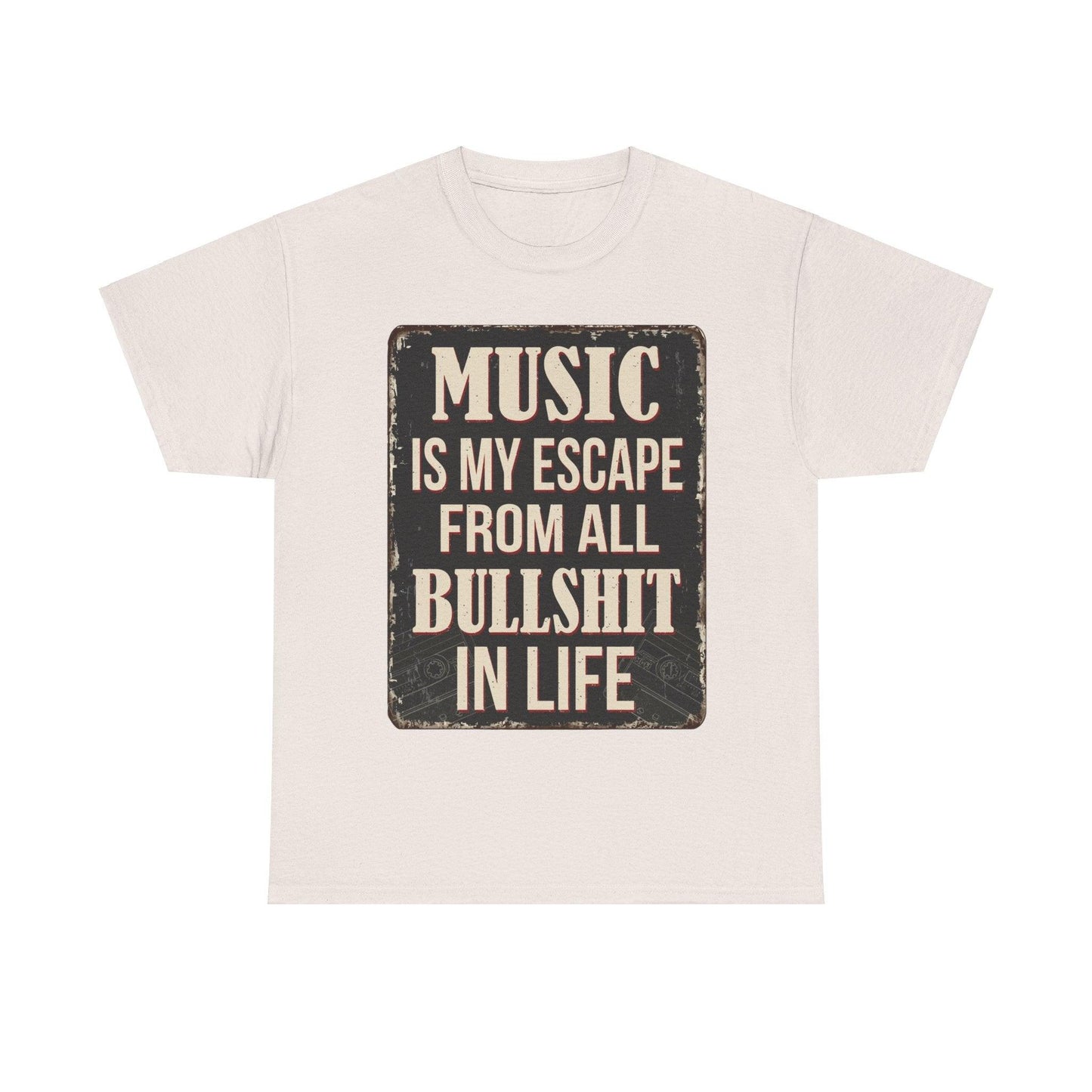 Music Escape Unisex Heavy Cotton Tee - Lizard Vigilante