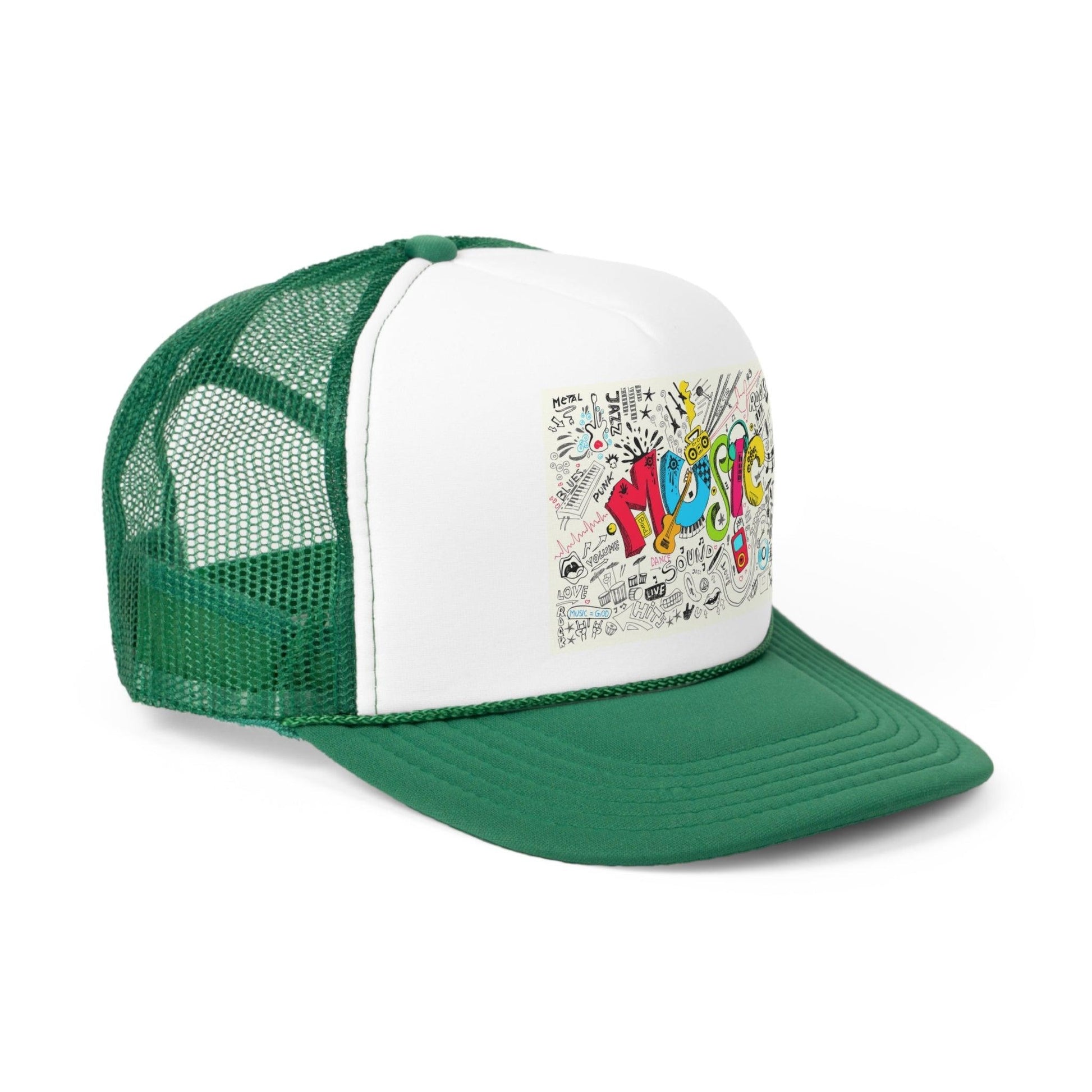 Music Graphic Trucker Caps - Lizard Vigilante