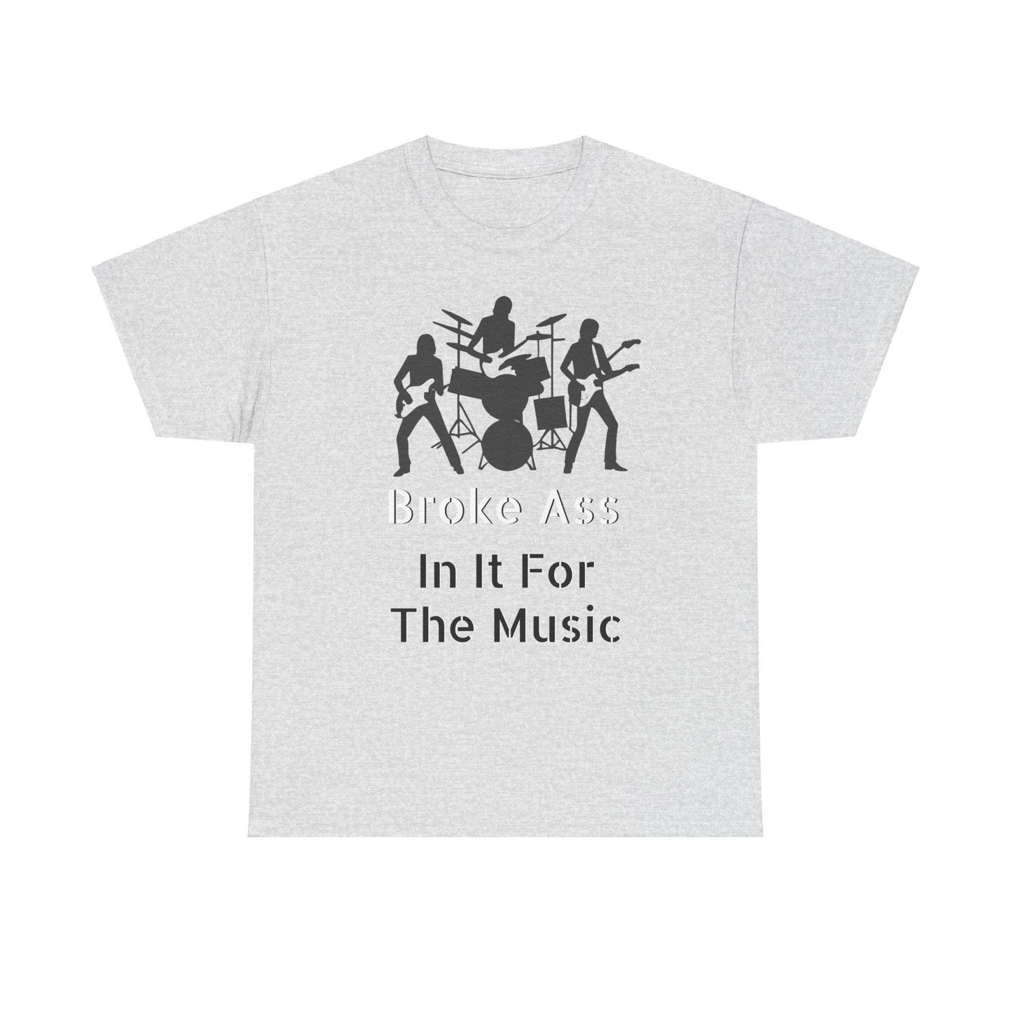 Broke Ass Band Album "In It For The Music" Unisex Heavy Cotton Tee - Lizard Vigilante