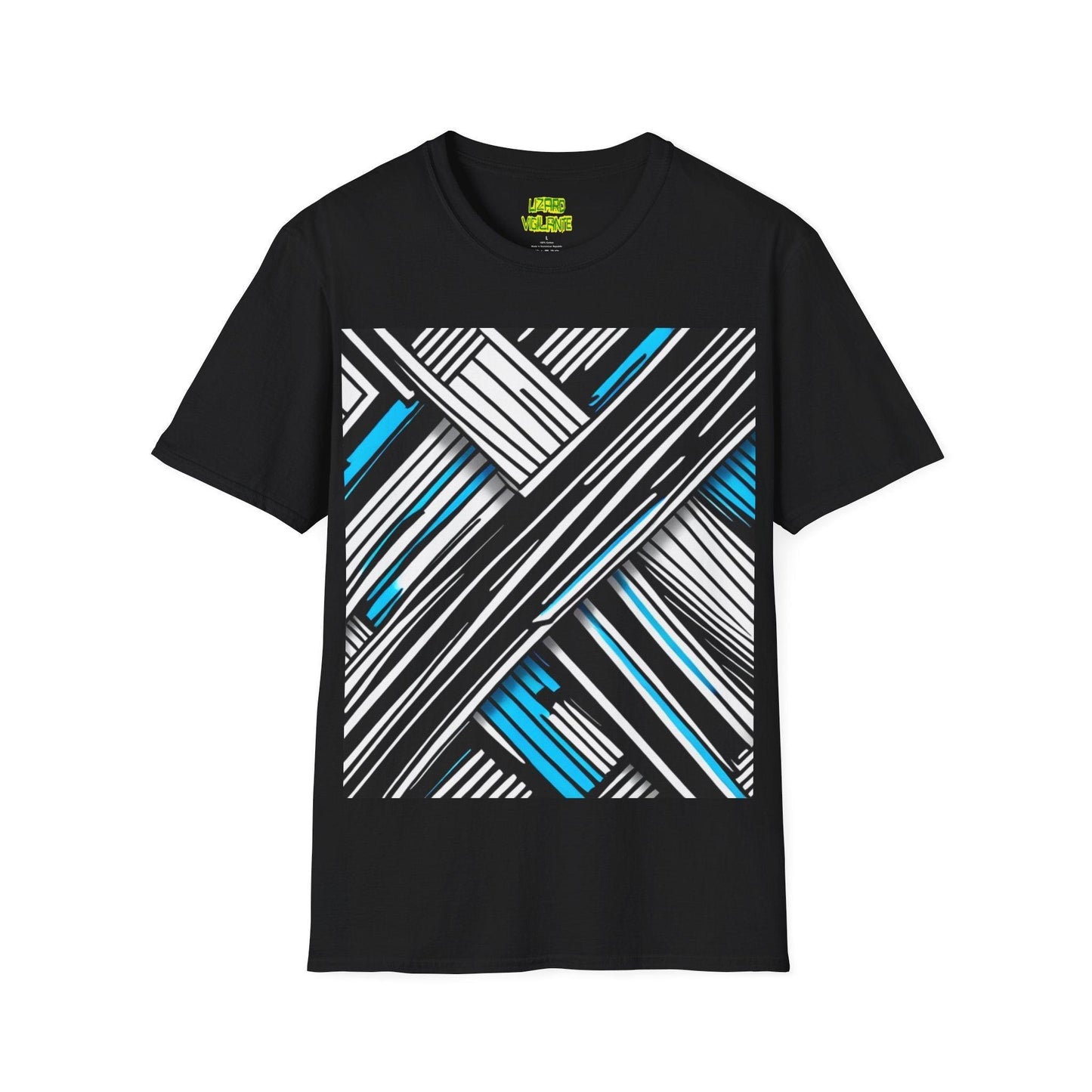 Black & Blue Divisions Unisex Softstyle T-Shirt - Lizard Vigilante