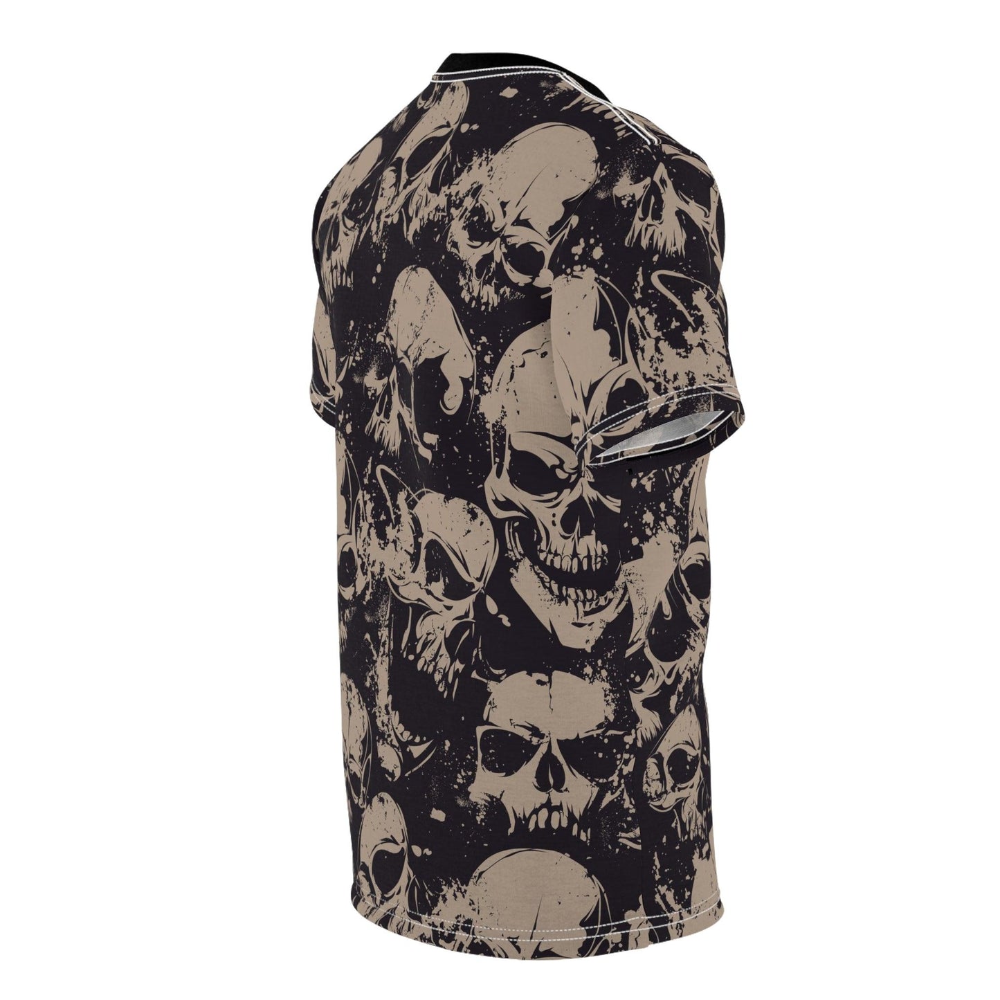 Skull Pile Unisex Cut & Sew Tee (AOP) - Lizard Vigilante