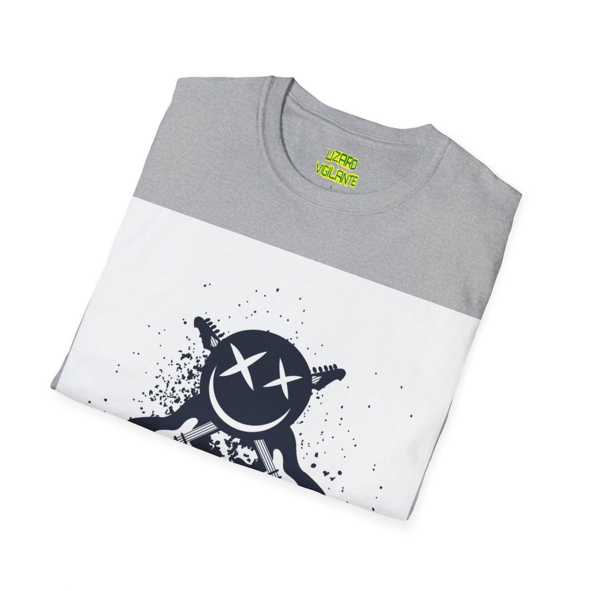 Smiley Rock Festival Unisex Softstyle T-Shirt - Lizard Vigilante